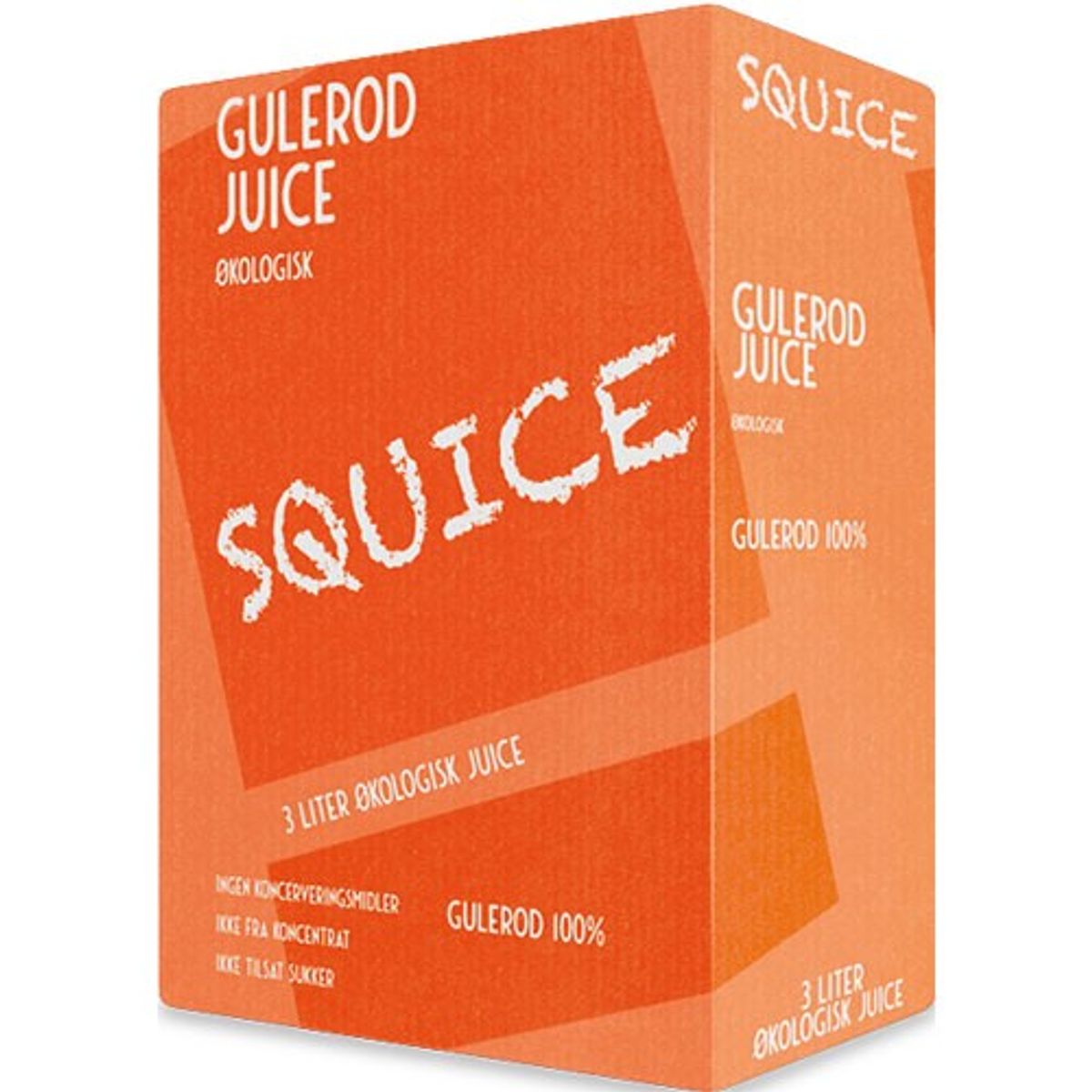 Gulerod Juice Økologisk - 3 liter - Squice - DISCOUNT PRIS