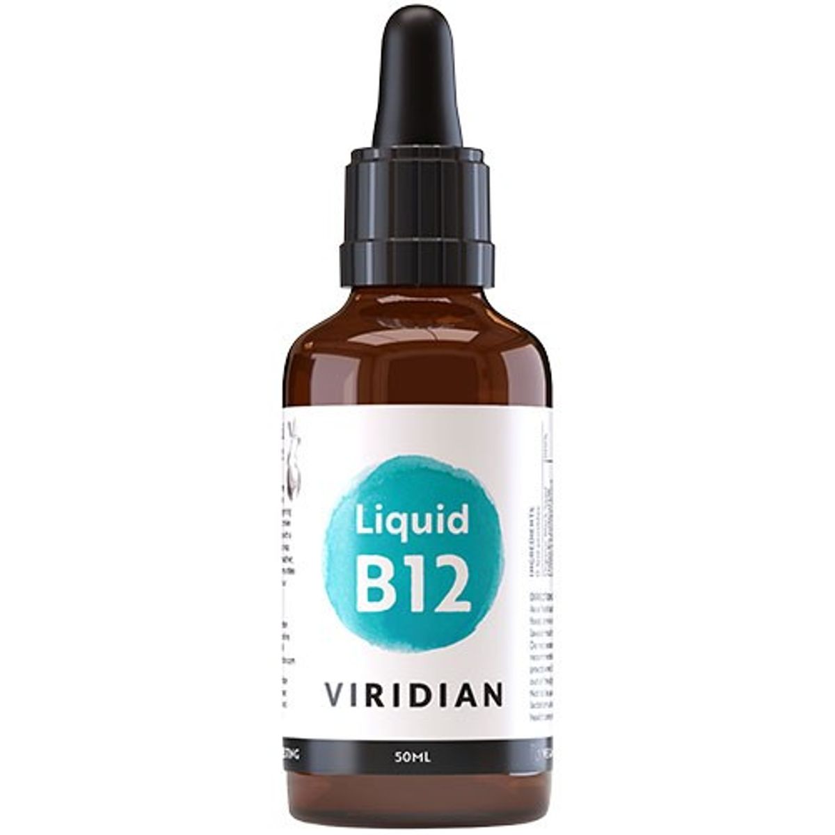 B12 vitamin flydende - 50 ml - Viridian Nutrition