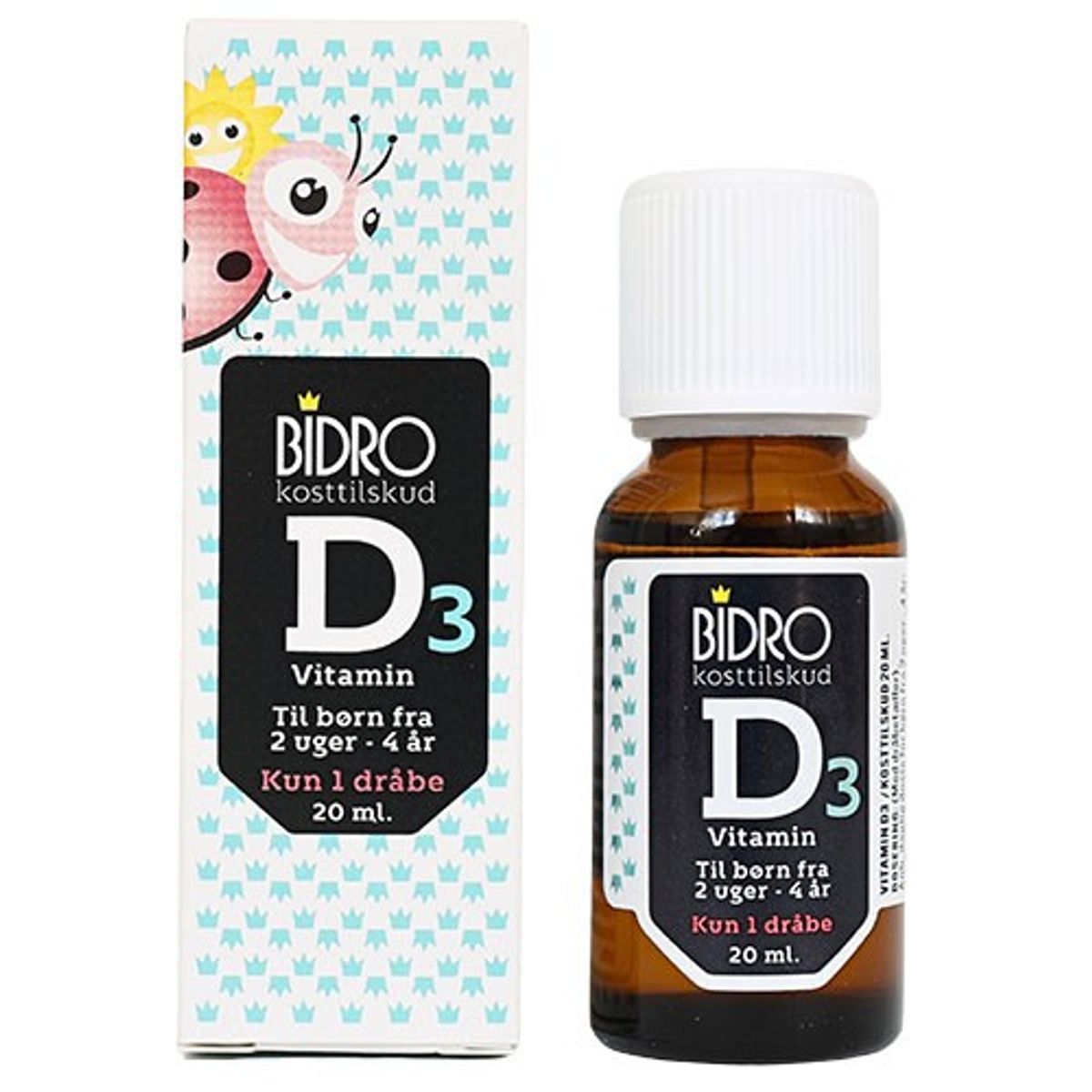 Bidro Vitamin D3 dråber - 20 ml