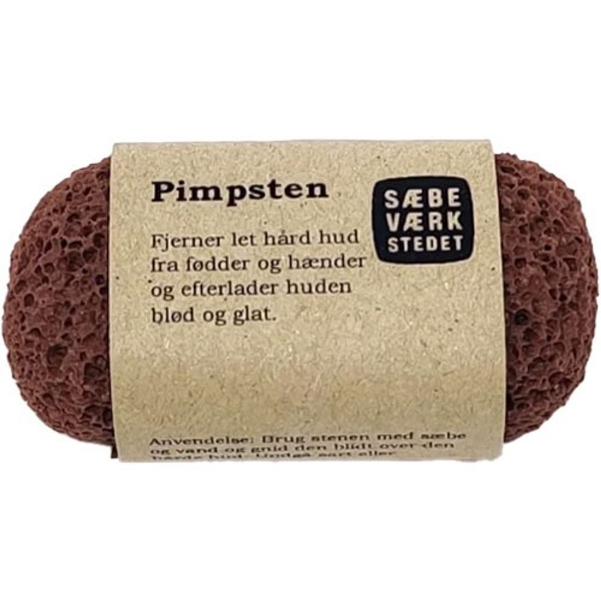 Lille pimpsten, terracotta - 1 styk