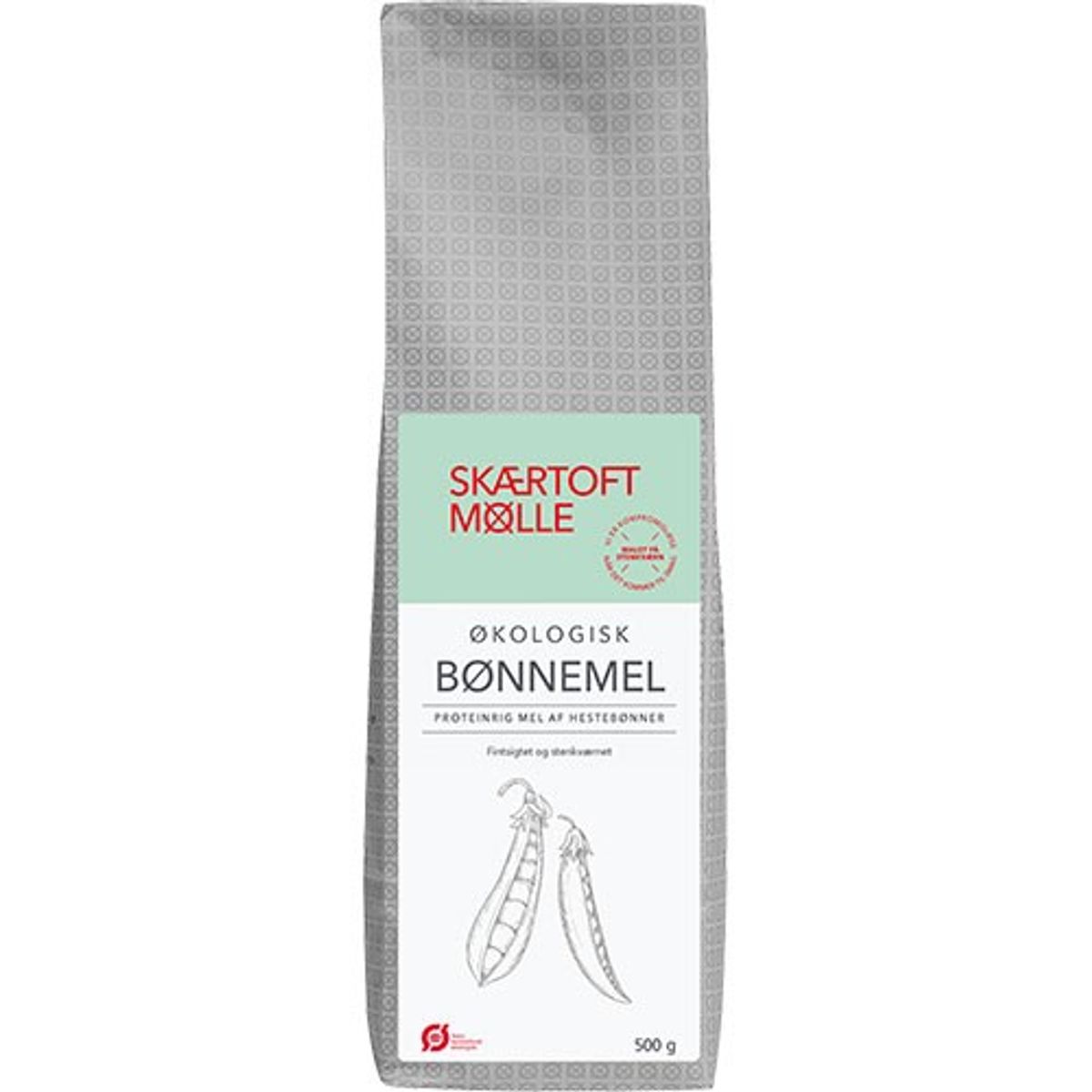 Bønnemel Økologisk - 500 gram - Skærtoft mølle