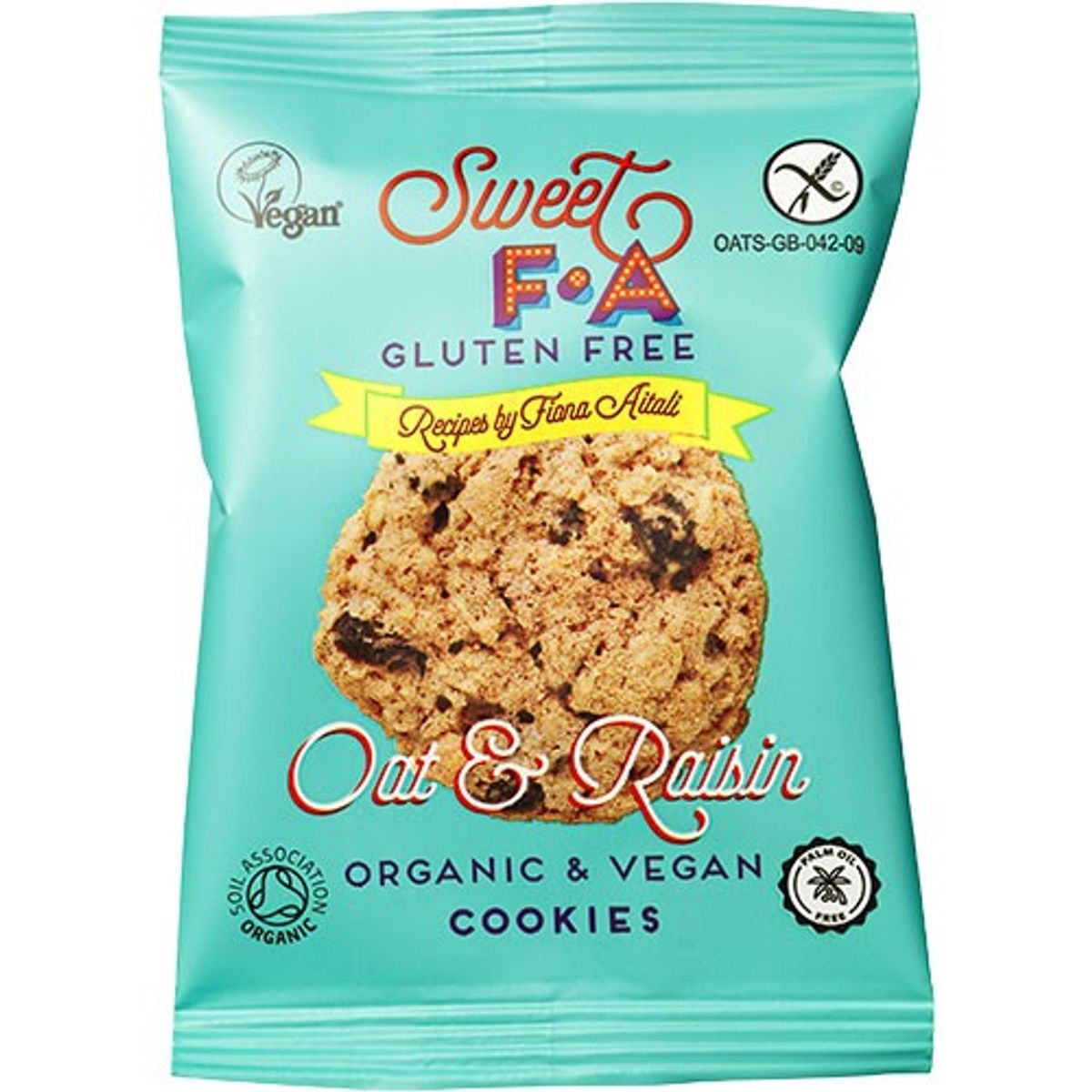 Oat & Raisin Cookies (2-pak) Økologisk - 30 gram