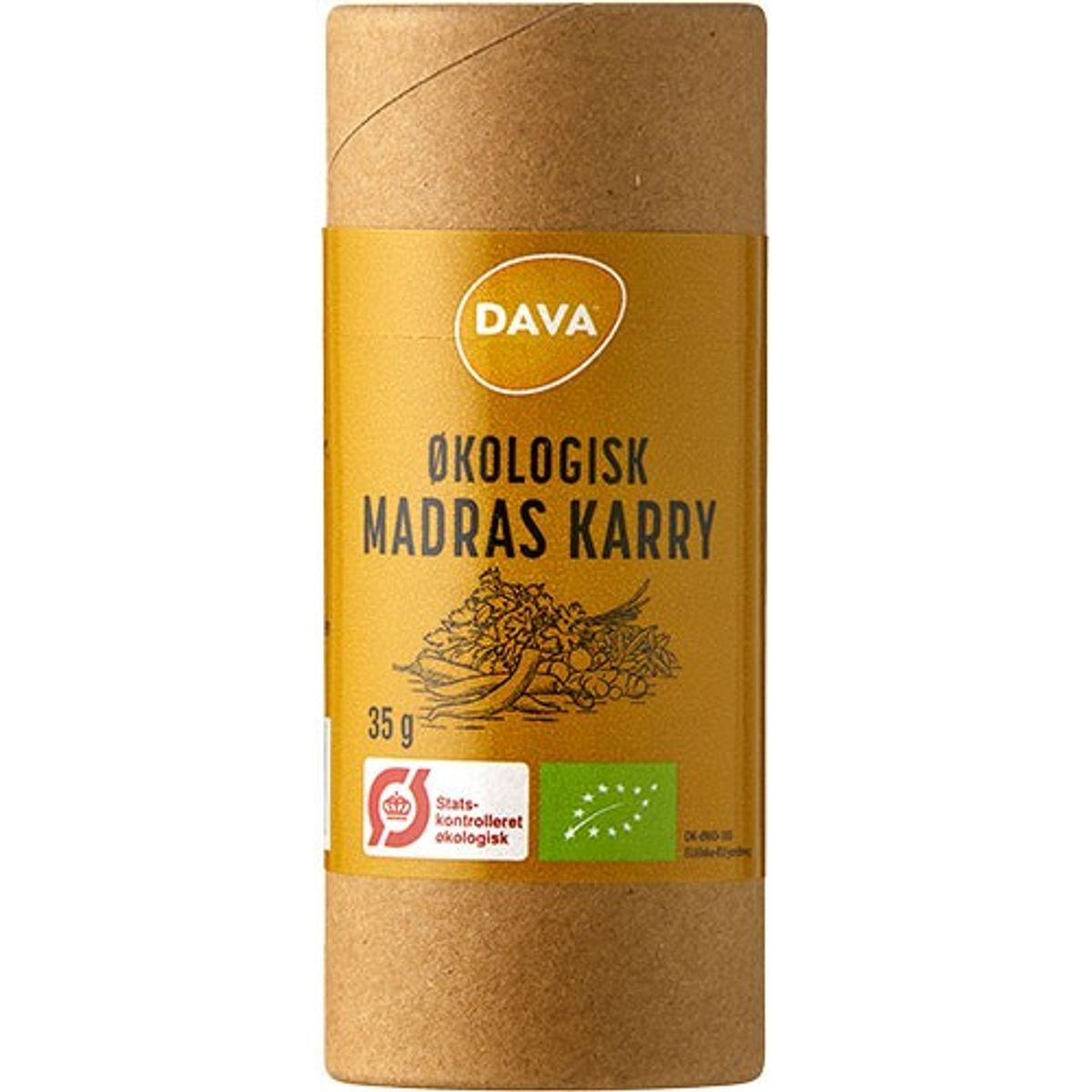 DAVA øko madras karry Økologisk - 35 gram