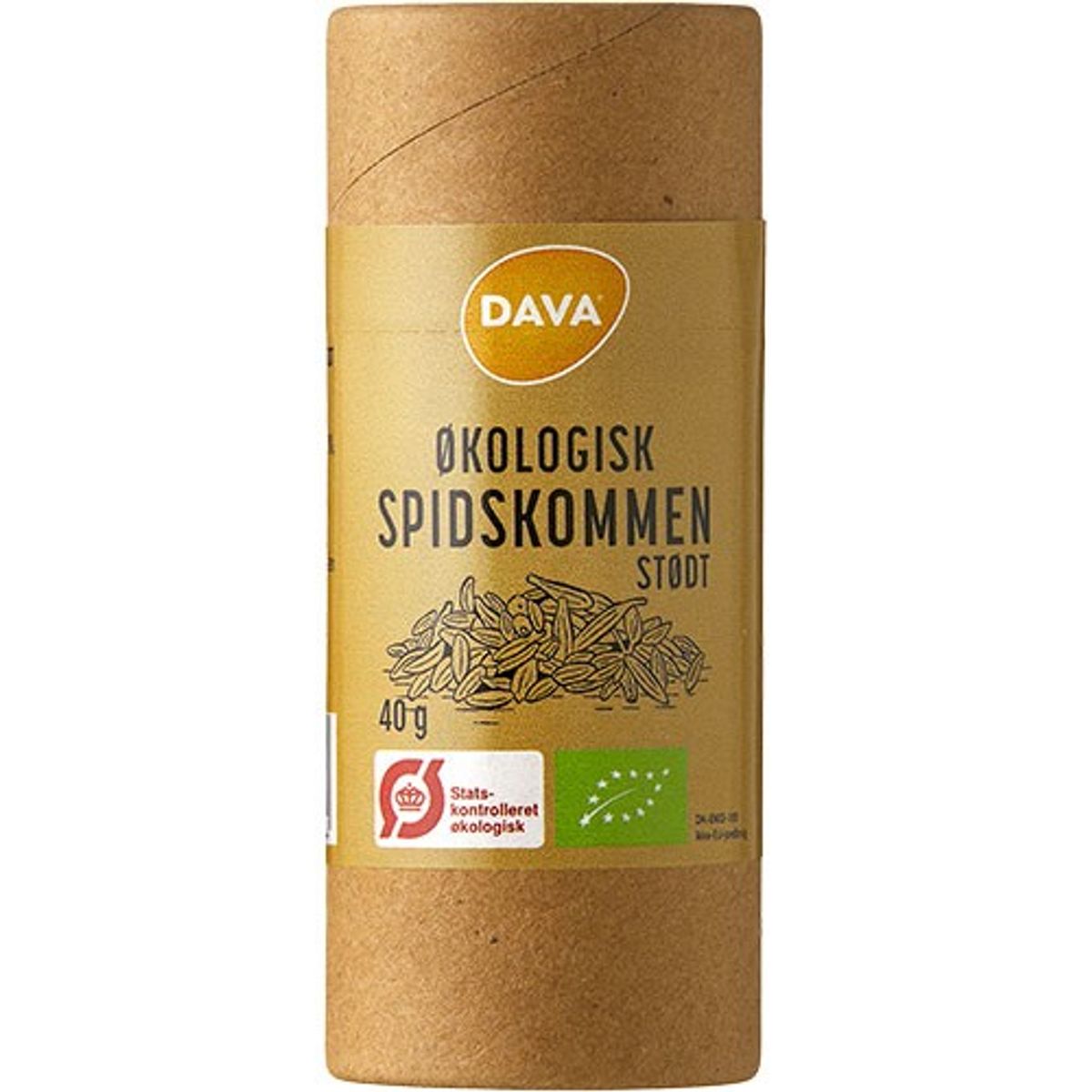 DAVA øko spidskommen, stødt Økologisk - 40 gram