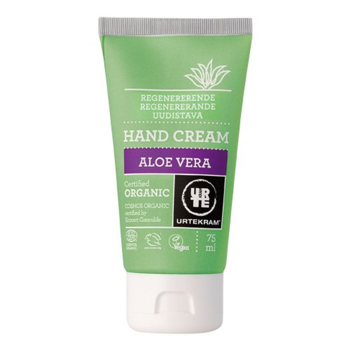 Håndcreme Aloe Vera Økologisk - 75 ml - Urtekram