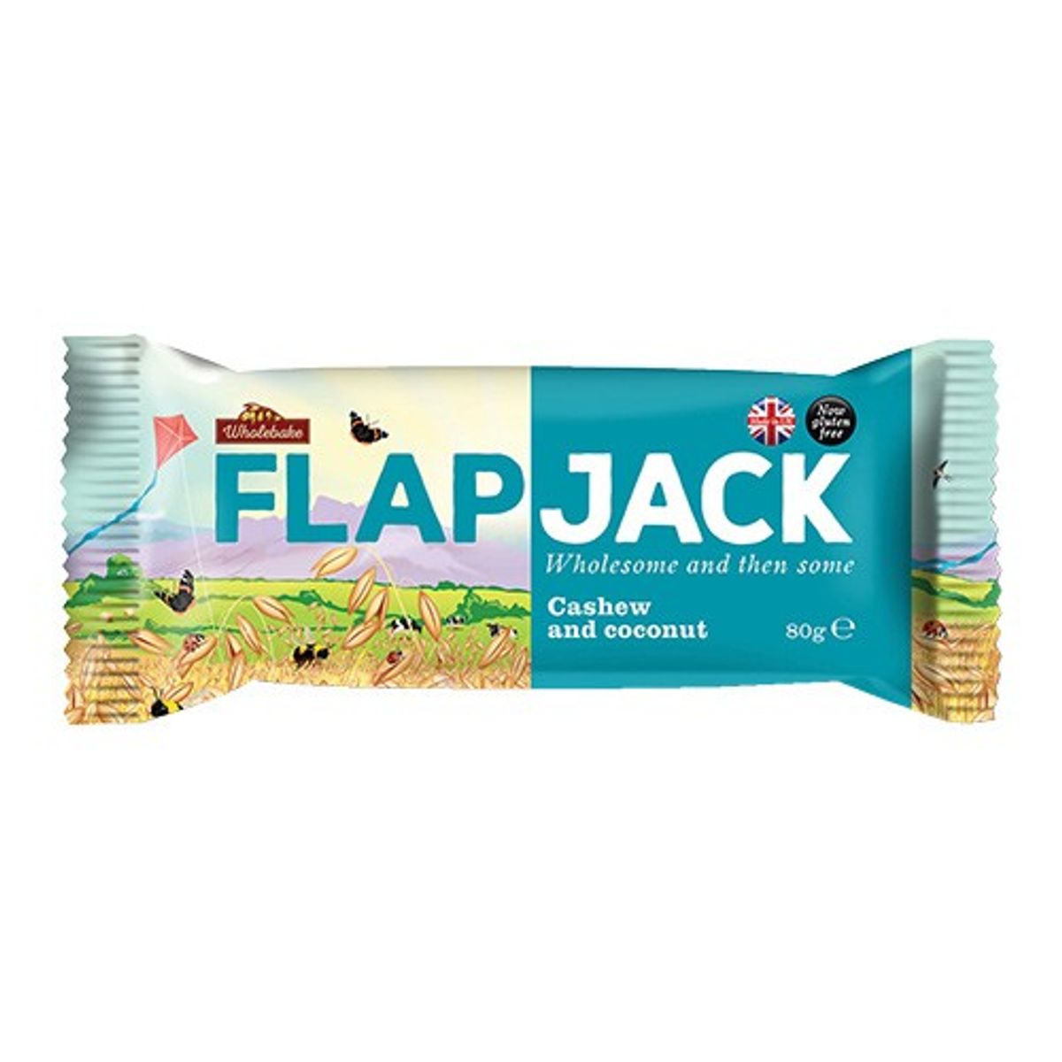 Flapjack cashew og kokos - 80 gram - Wholebake