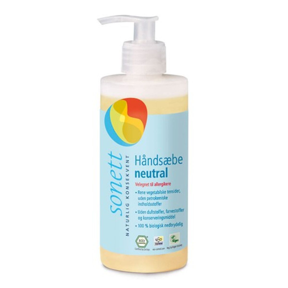 Håndsæbe flydende neutral - 300 ml - Sonett