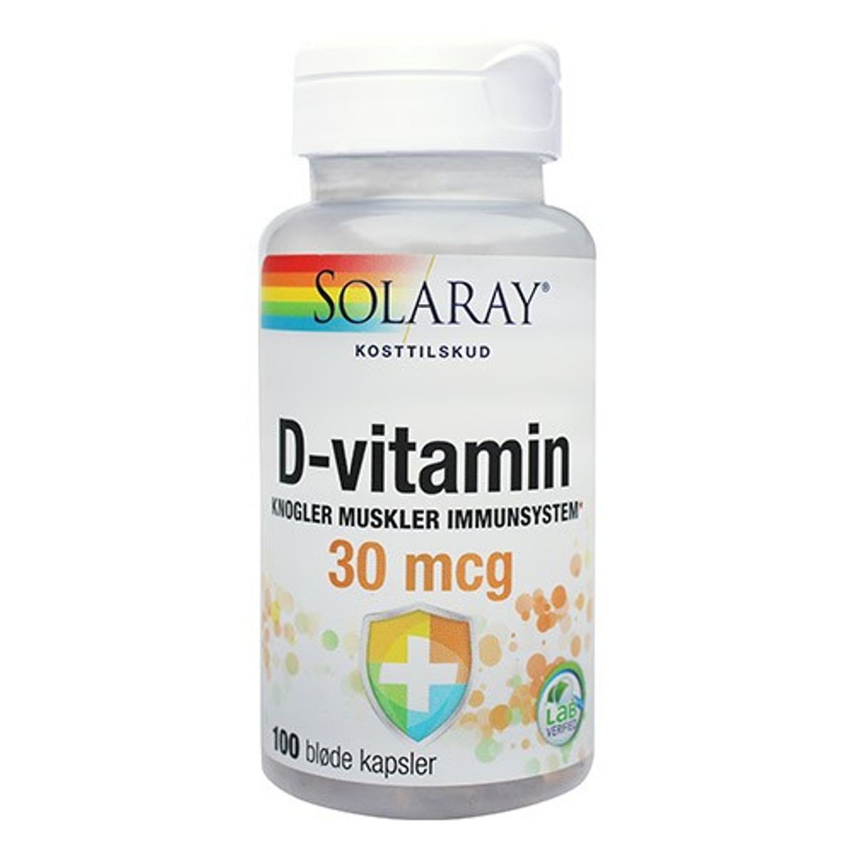 D3-vitamin 30 mcg - 100 kap - Solaray