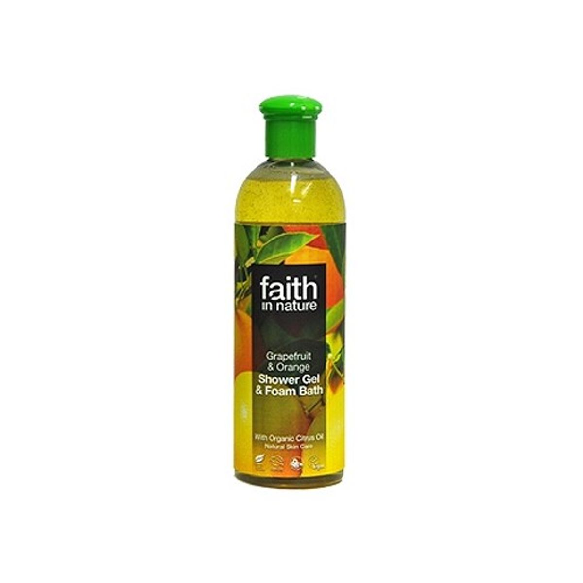 Showergel grape orange - 400 ml - Faith in nature