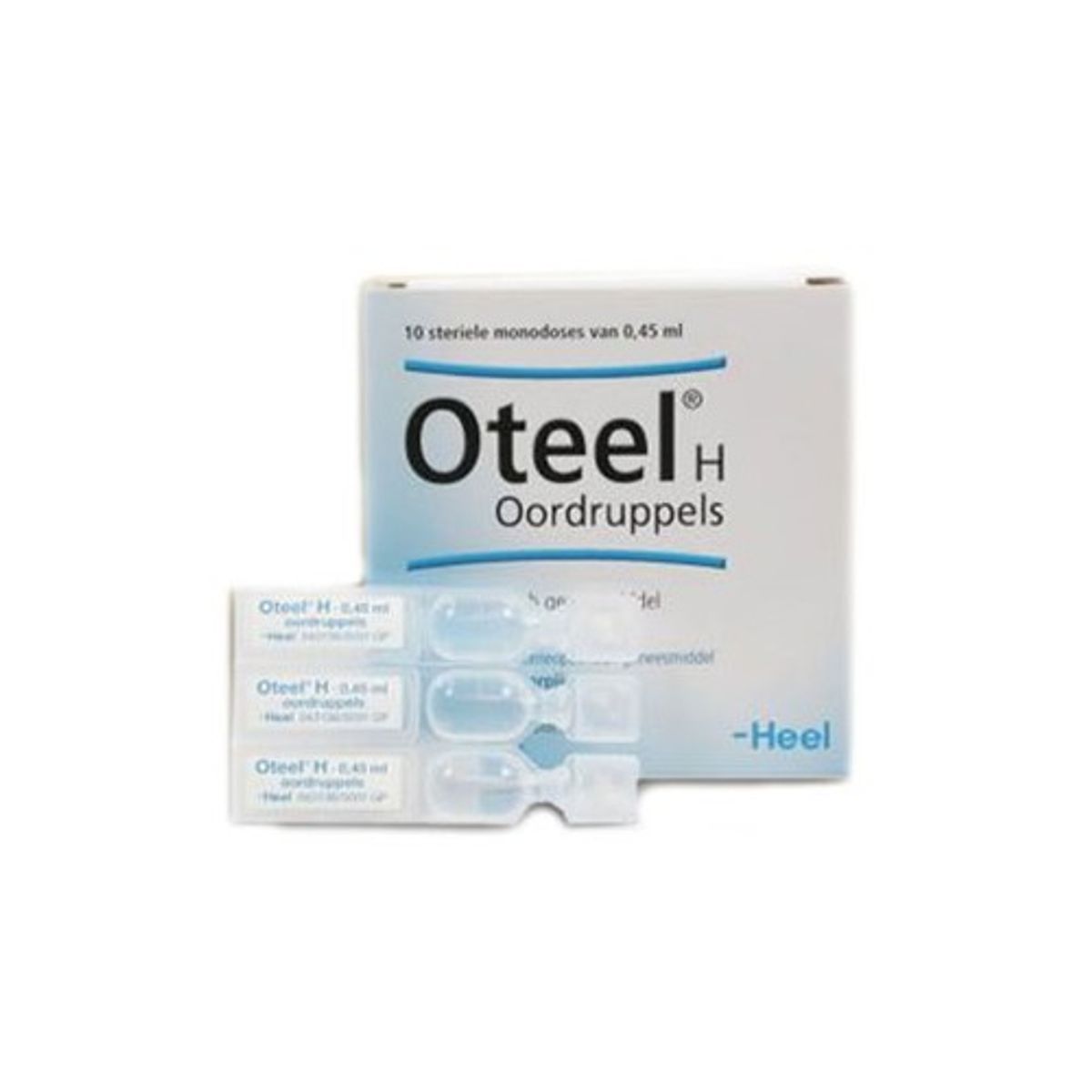 Oteel øredråber 10 x 0,45 ml pipette - 1 stk - Heel