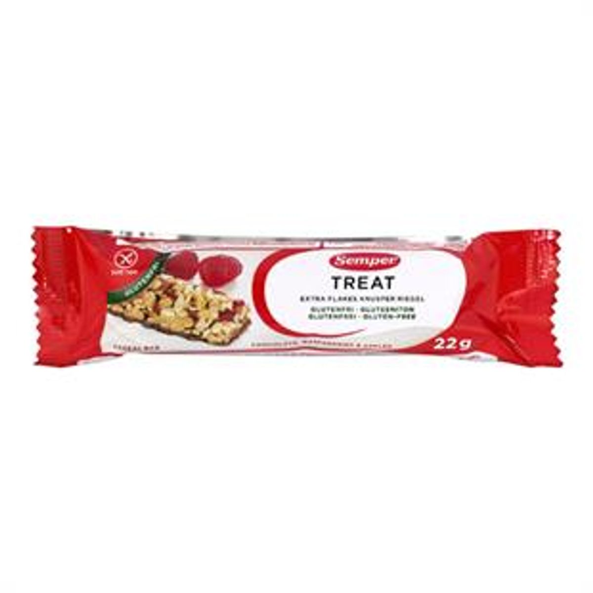 Bar treat glutenfri Semper - 22 gram