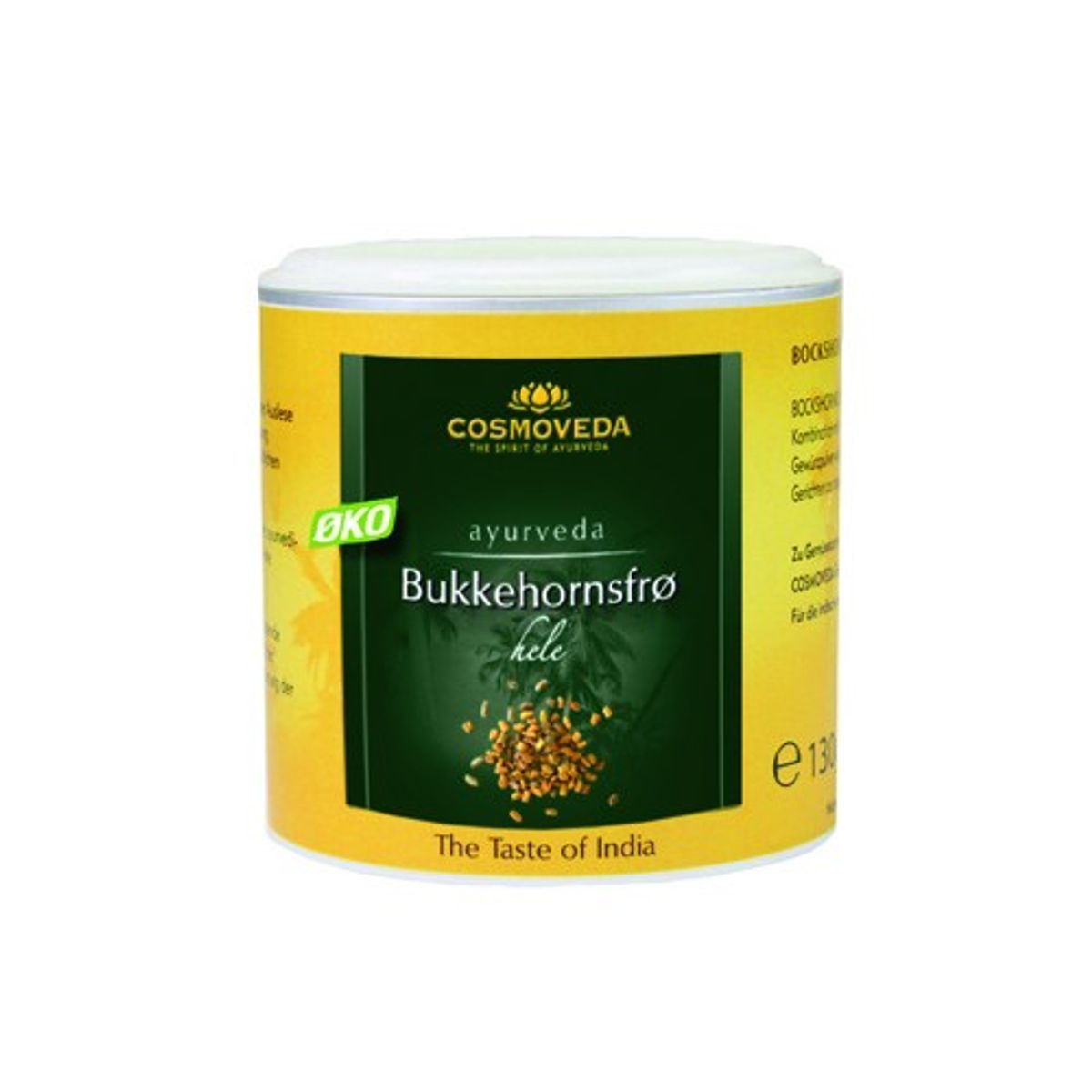 Bukkehornsfrø hele Økologisk - 130 gr