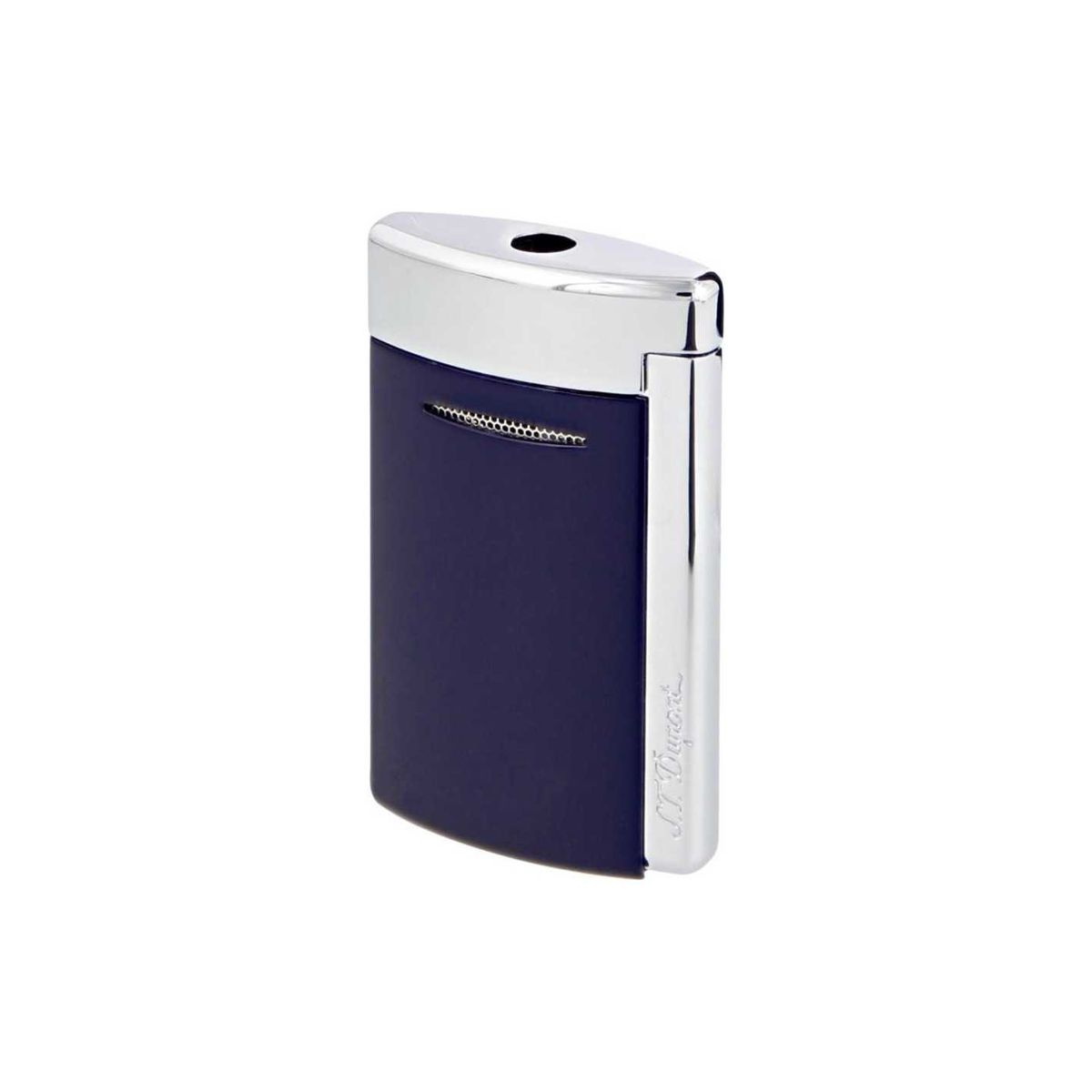 Dupont Minijet 3 navy blue kvalitets jet lighter & stormlighter fra S.T. Dupont