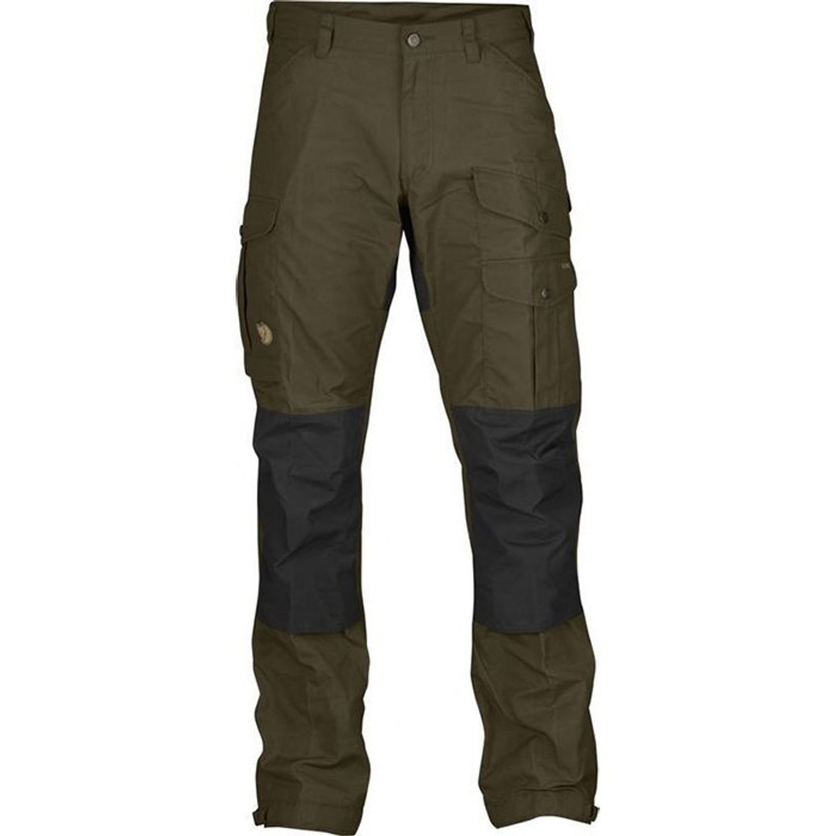 Fjällräven Vidda Pro buks kort-dark olive black-58 - Bukser