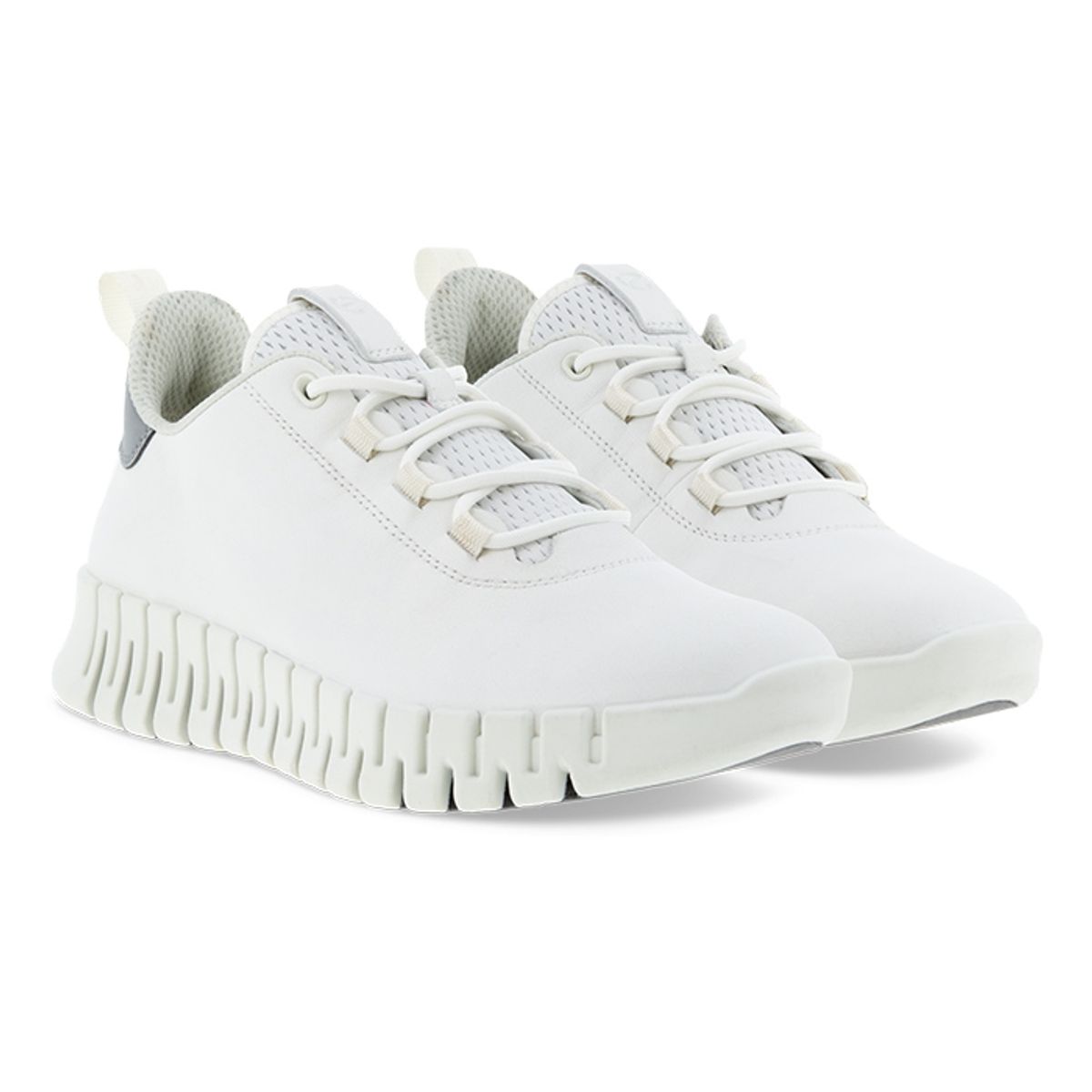 Ecco Gruuv Leather GTX Women, white-37 - Hverdagssko