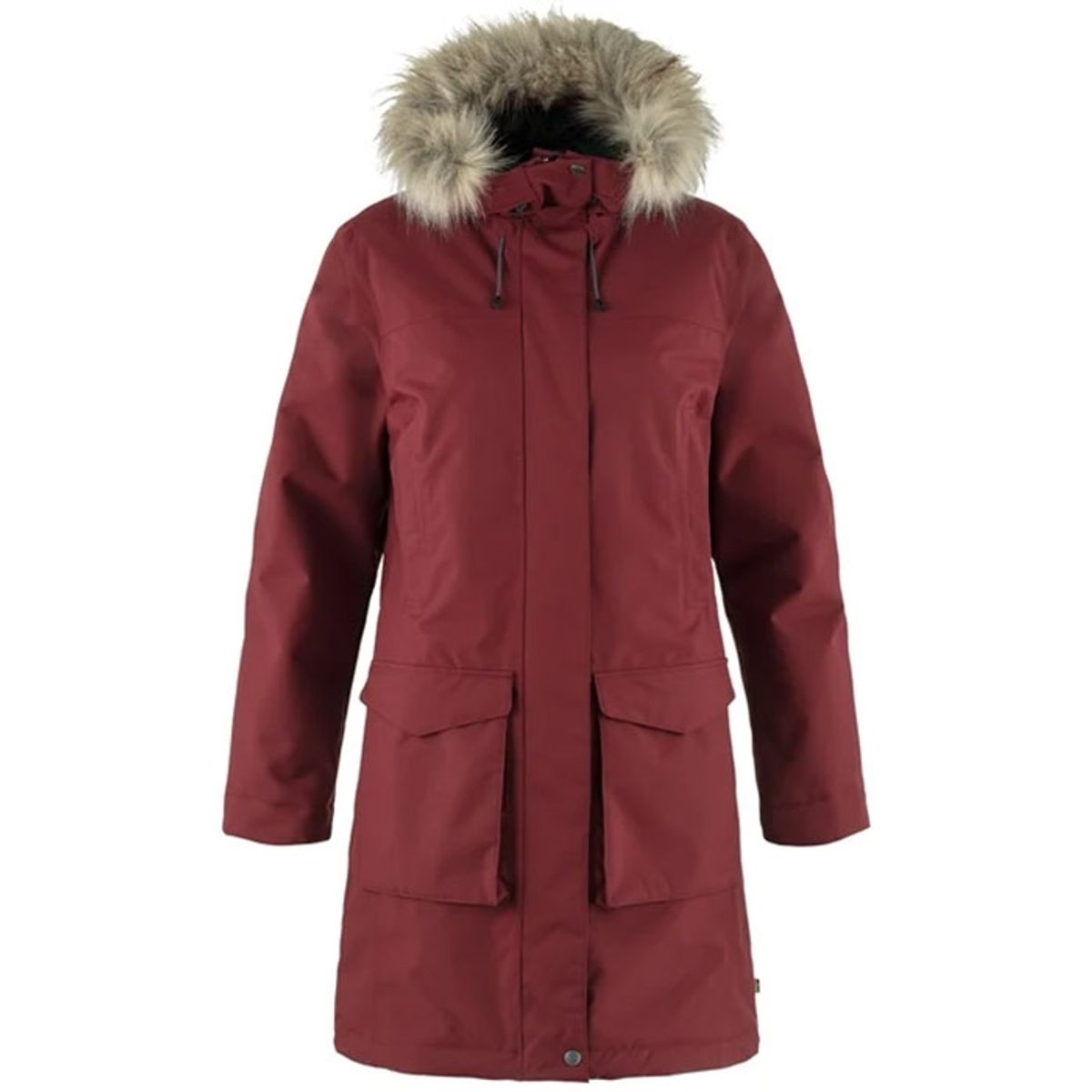 Fjällräven Nuuk Lite Parka Women-bordeaux red-L - Vinterjakker