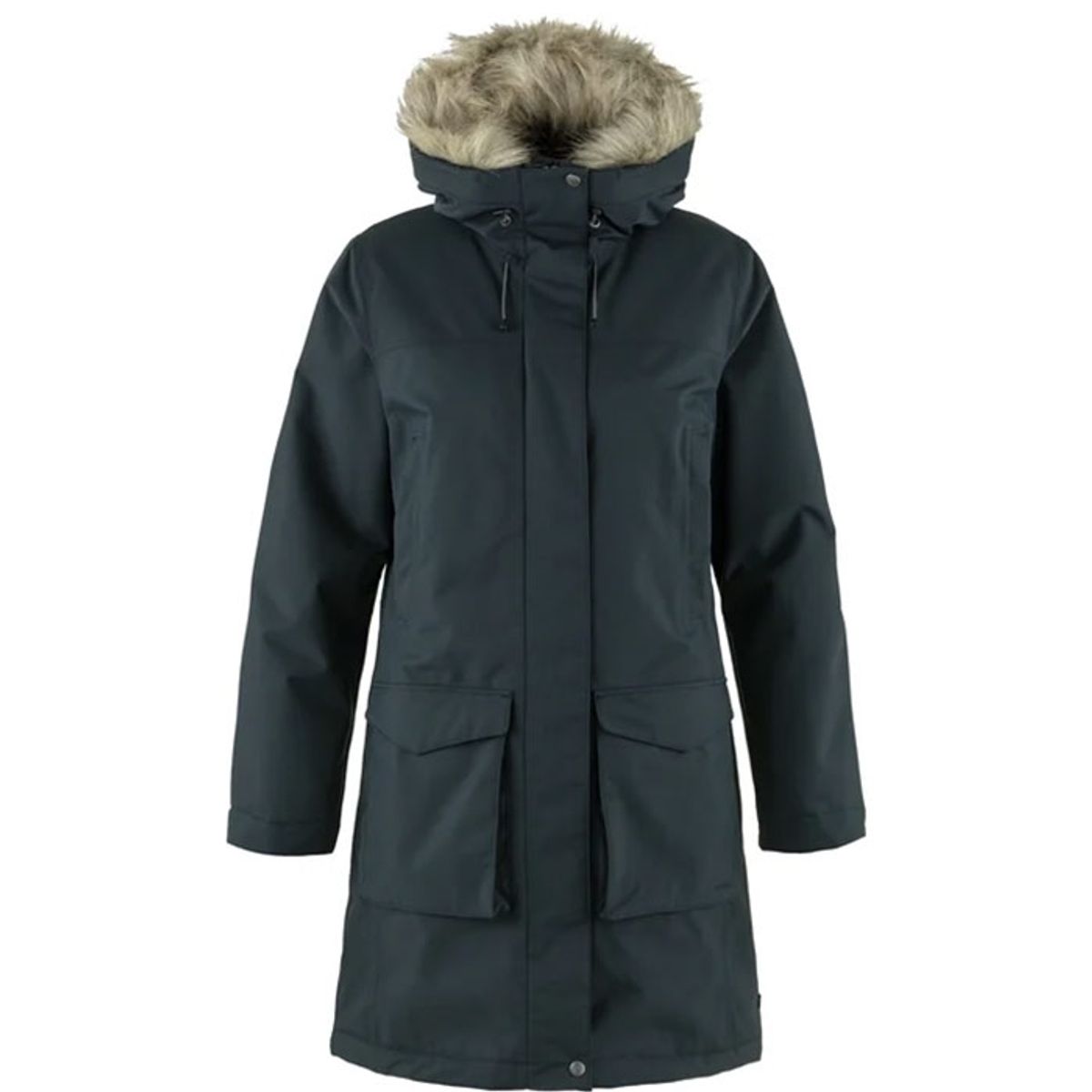 Fjällräven Nuuk Lite Parka Women-dark navy-XL - Vinterjakker