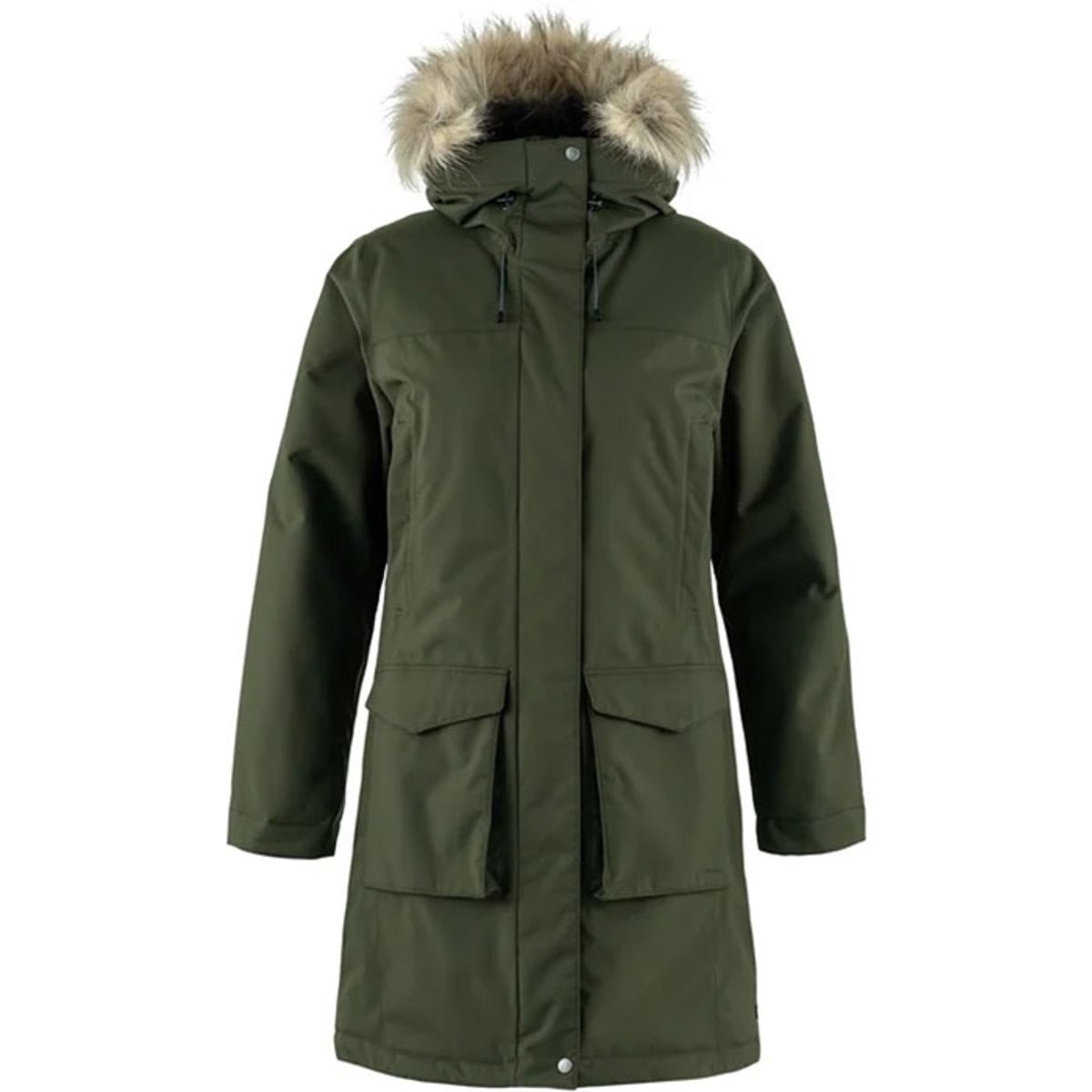 Fjällräven Nuuk Lite Parka Women-deep forest-XL - Vinterjakker