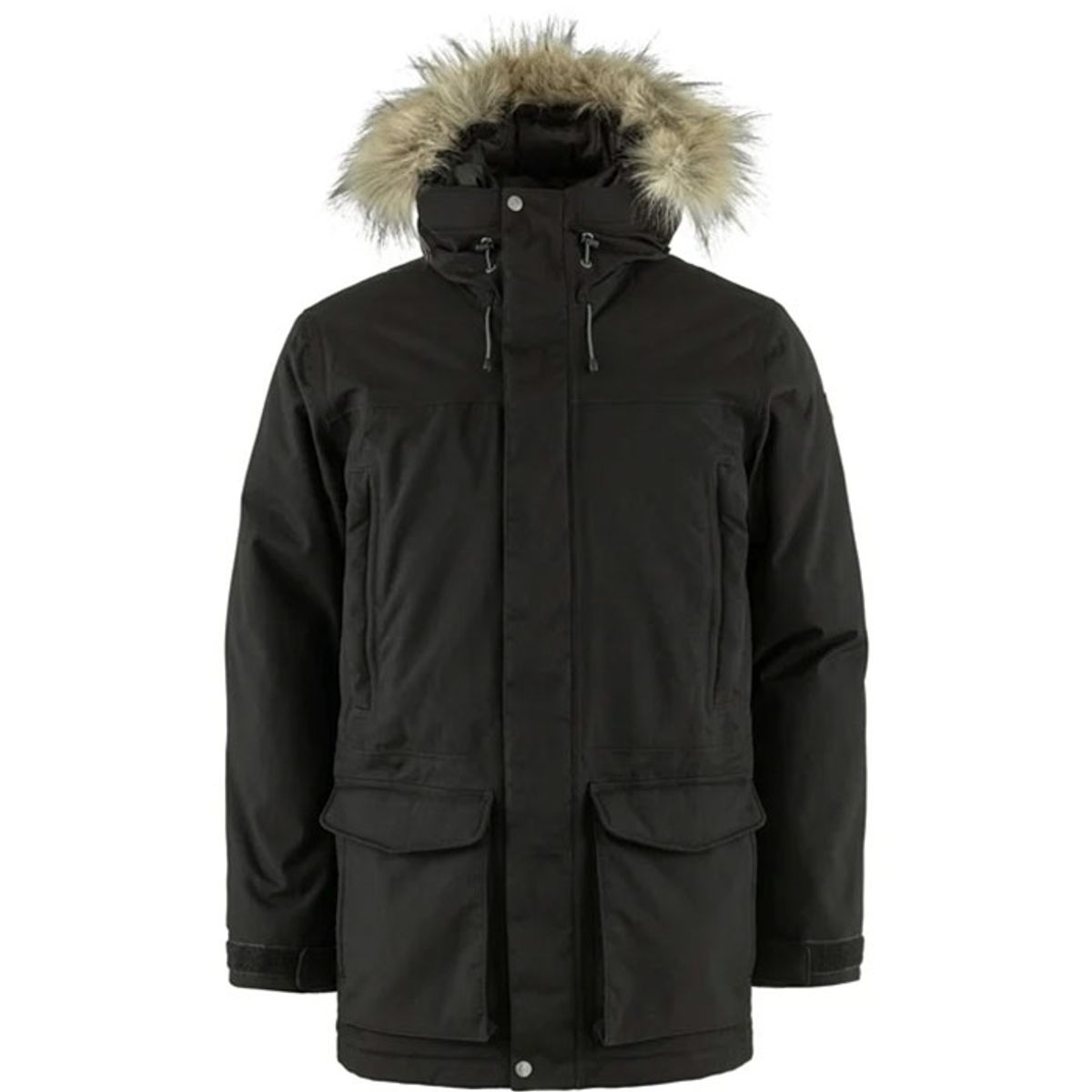 Black Friday Fjällräven Nuuk Lite Parka Herre / Mænd-Sort-M - Vinterjakker til mænd