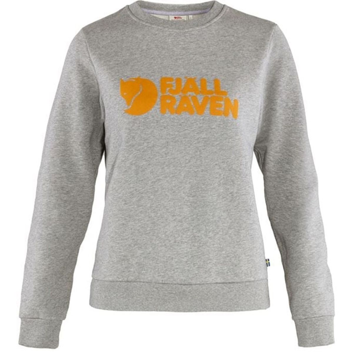 Fjällräven Logo Sweater Kvinder / Damer-Grå-L - Trøjer