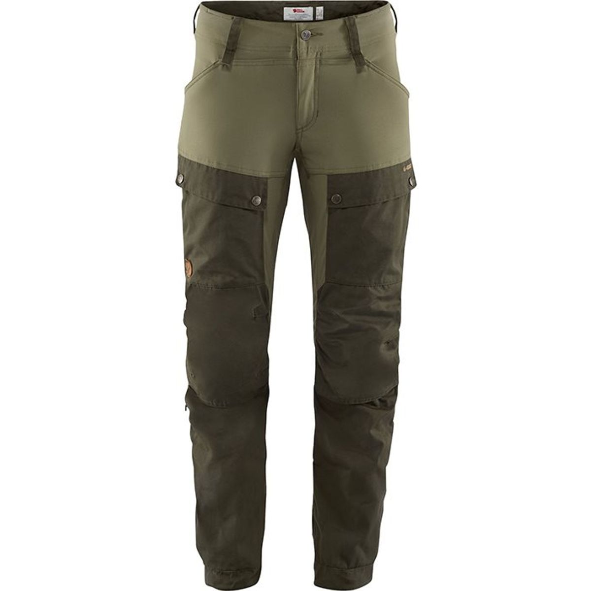 Fjällräven Keb bukser dame kort-deep forest / laurel green-40 - Dametøj