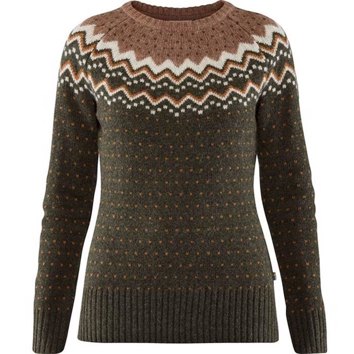 Fjällräven Övik Knit Sweater W-deep Grøn-XL - Trøjer