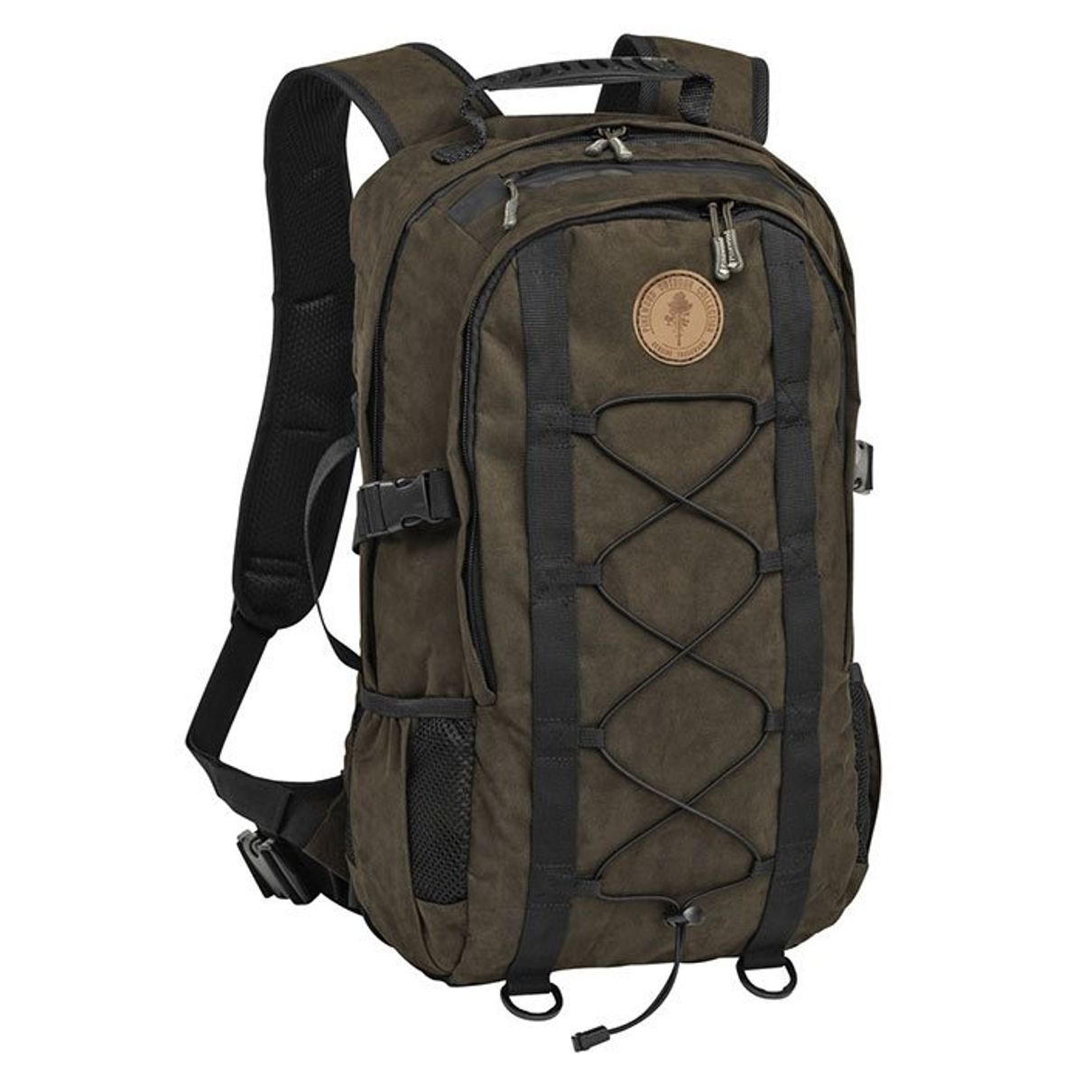 PineBrun Outdoor Backpack 22L, suede Brun - Vandrerygsække