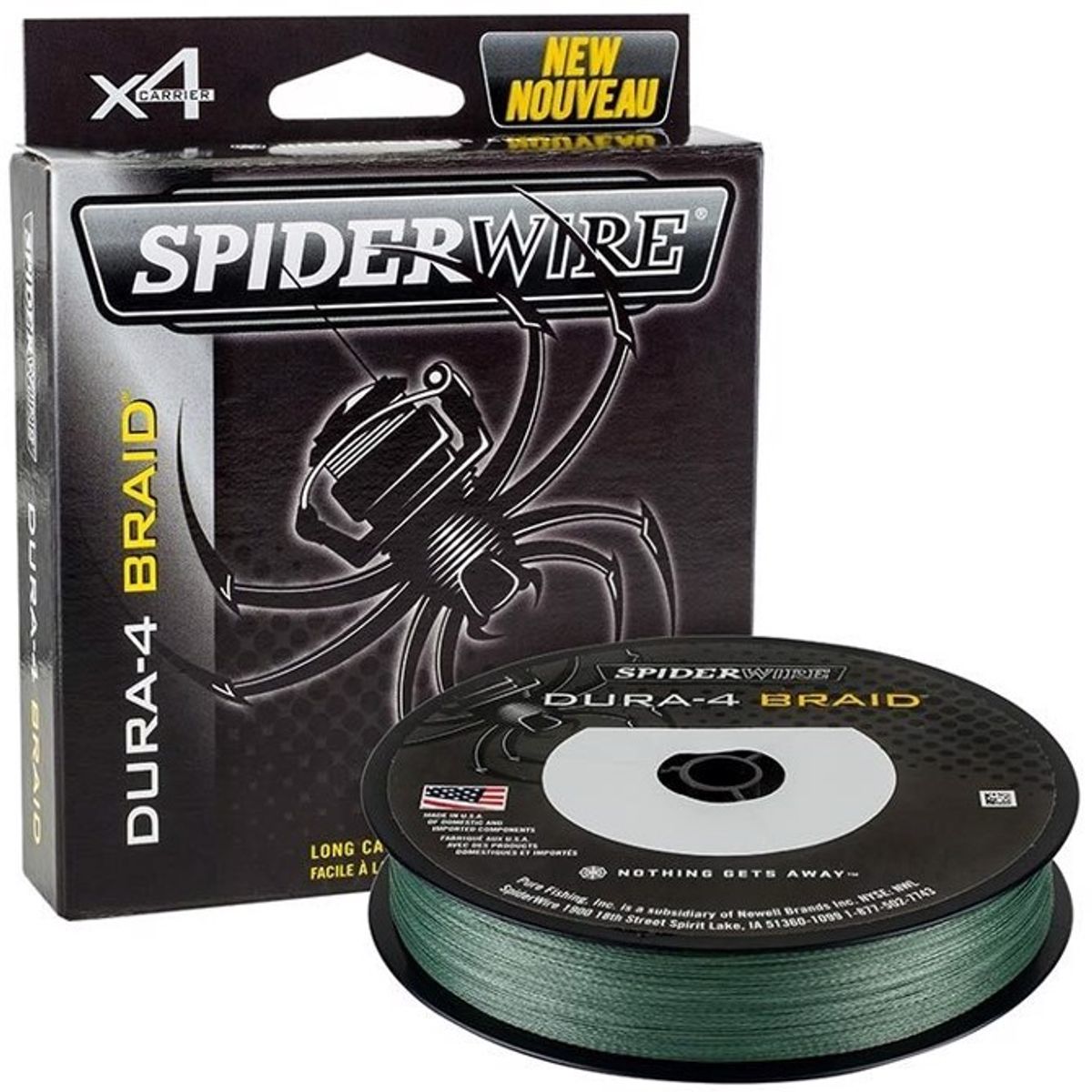 Spiderwire Dura-4 Braid GrønGrøn, 150m-0,14mm / 11,8kg - Fletline / Fireline