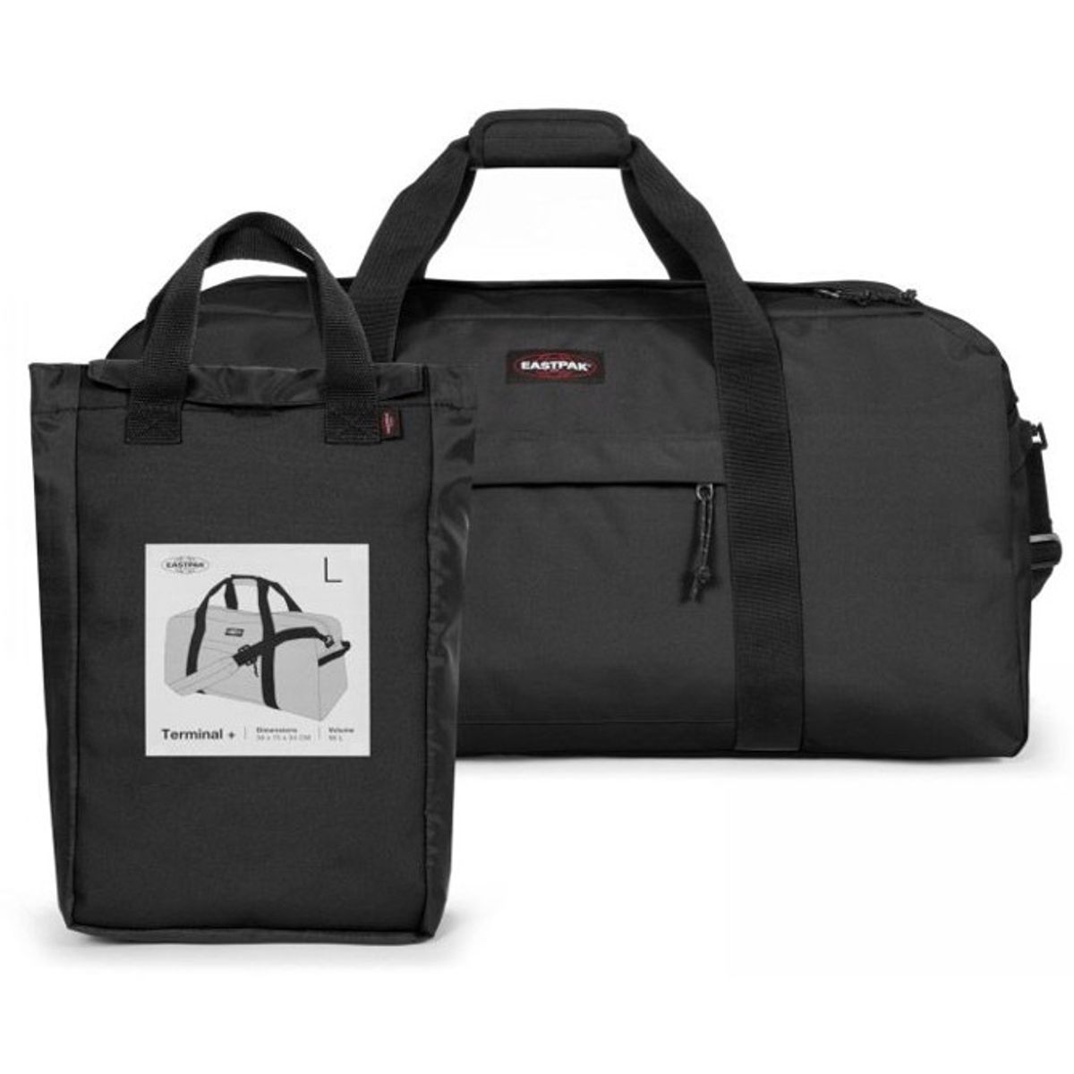 Eastpak Terminal+ duffeltaske 96L, sort - Duffel tasker