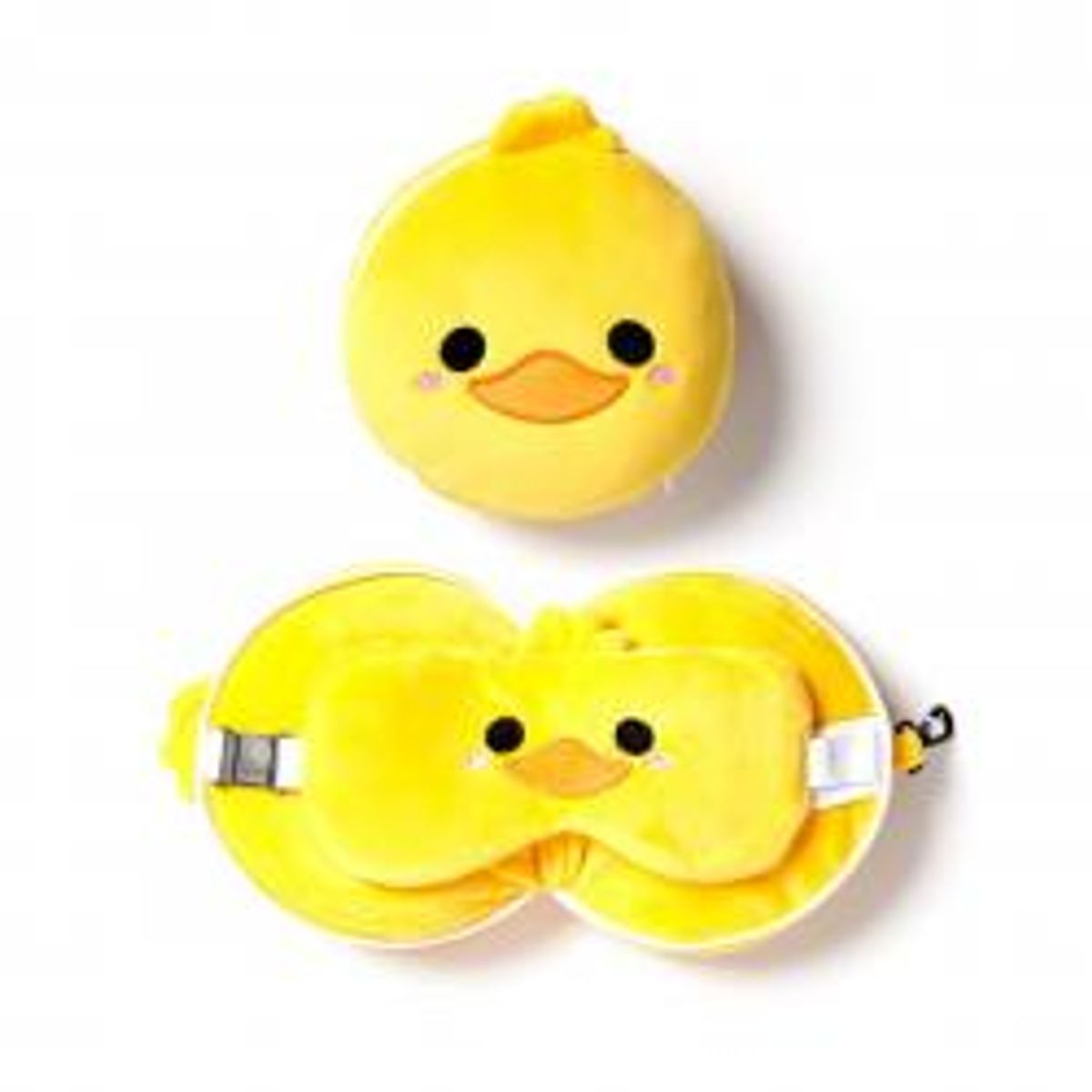 Relaxeazzz Duck Plush Travel Pillow & Eye Mask - Nakkepude