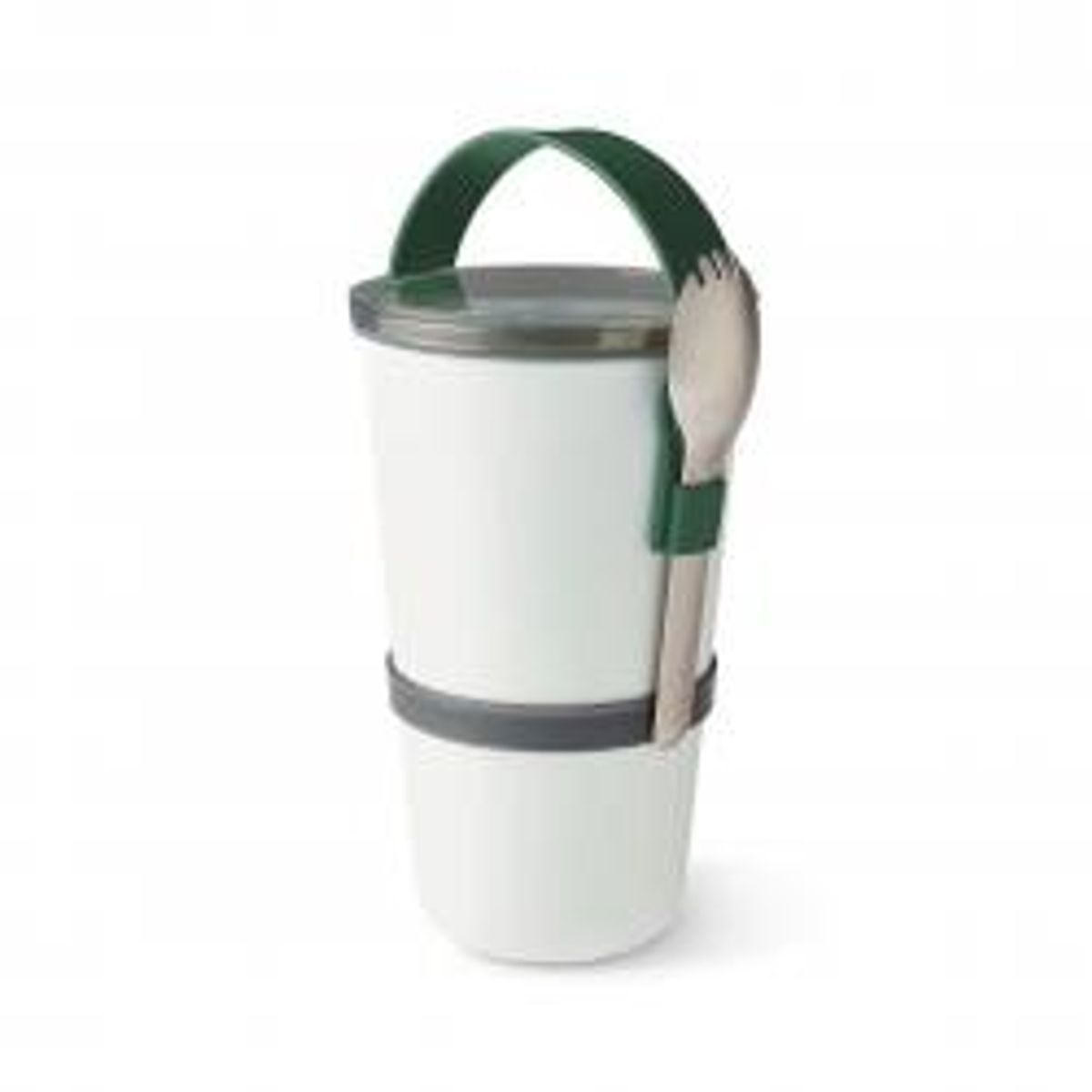 Black + Blum Lunch Pot Original - White/Olive - Str. 300ml/600ml - Madkasse