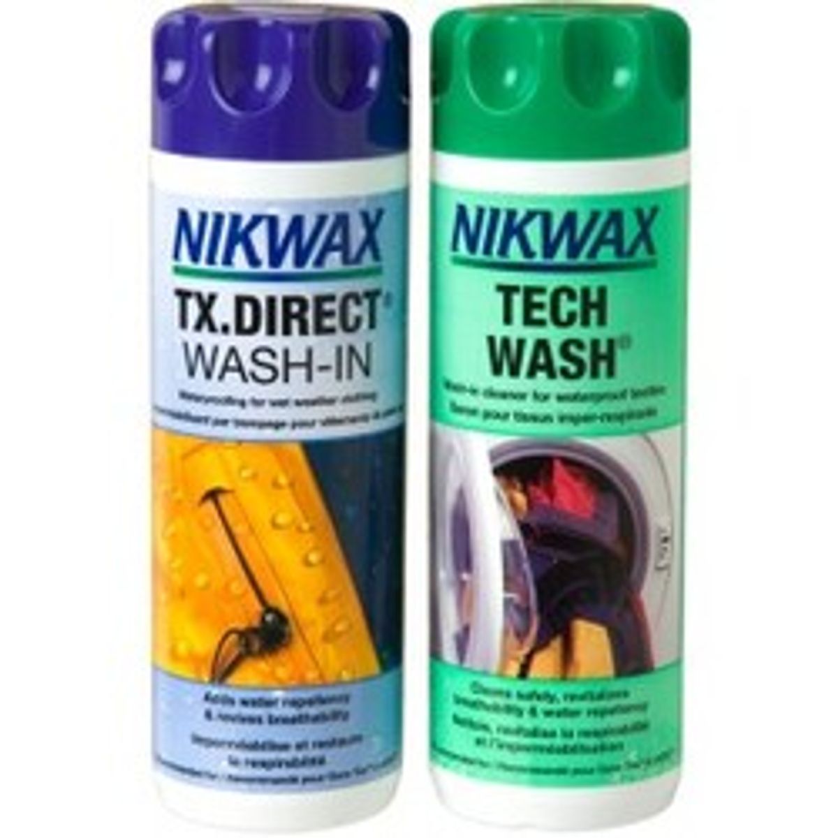 Nikwax Twinpack Tech Wash/tx-direct - Neutral - Str. 2x300 ml - Imprægnering