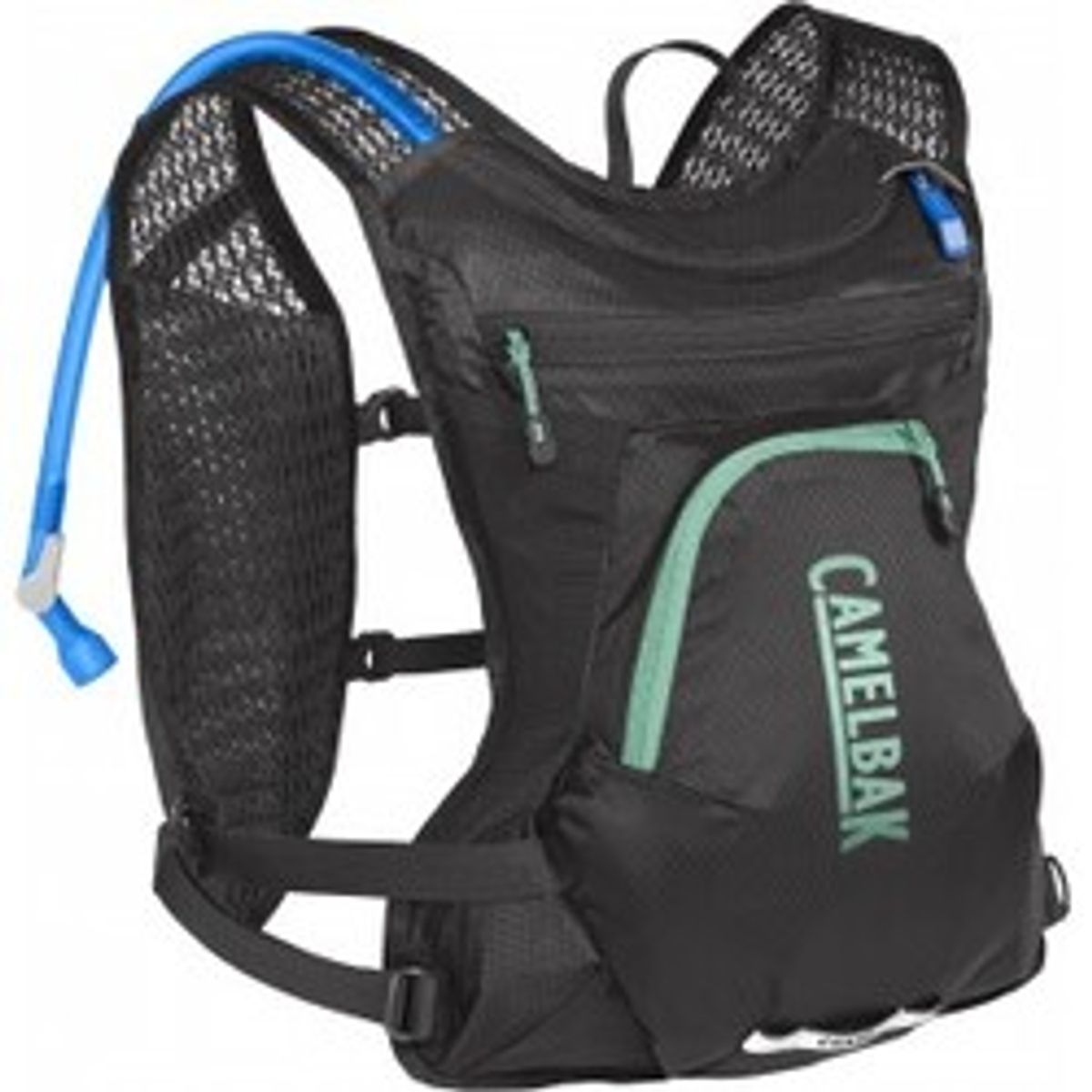 Camelbak Cb Women's Chase Bike Vest 50oz - Black/Mint - Str. 50 oz - Rygsæk