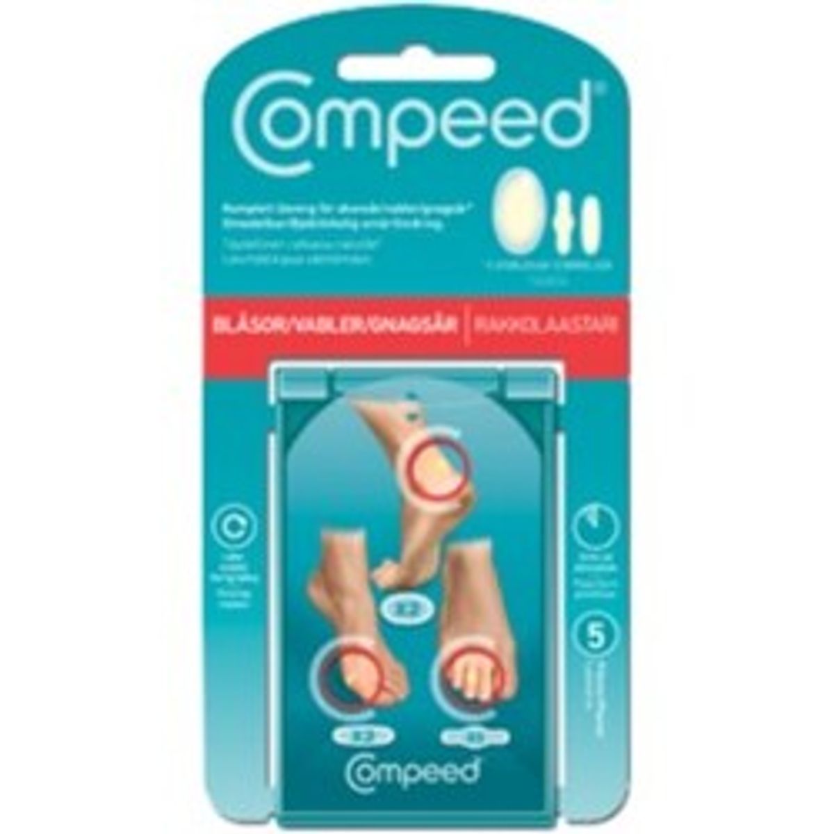 Compeed Compeed Vabel Mix M/2, S/2, Toe/1 Ny - Førstehjælpsudstyr