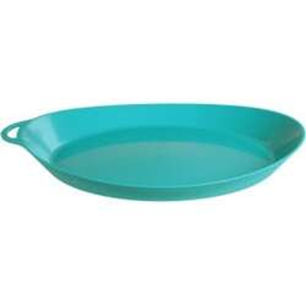 Lifeventure Ellipse Plate, Teal - Tallerken