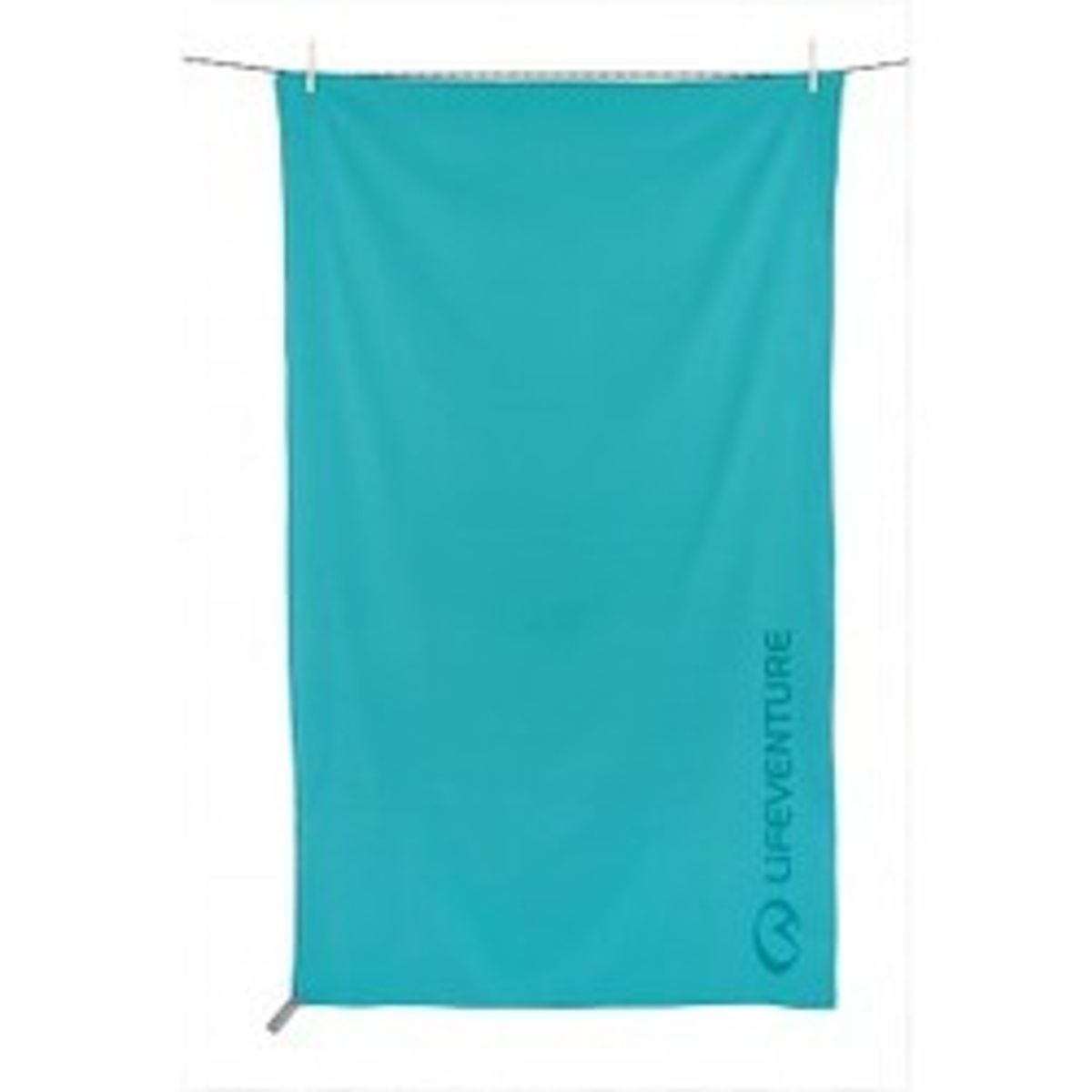 Lifeventure Recycled Softfibre Trek Towel, Teal, Gia - Håndklæde