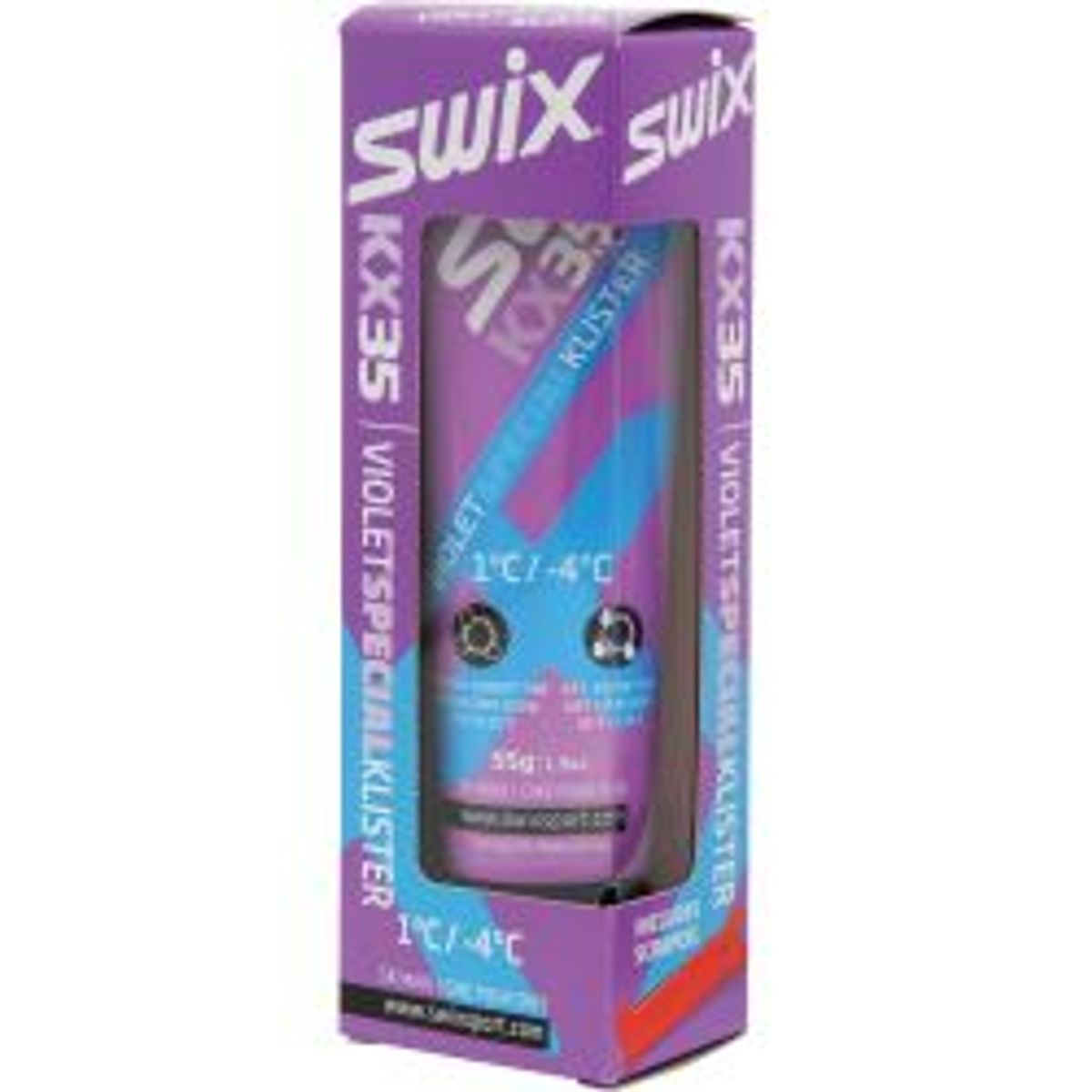 Swix Kx35 Violet Spec.klister, +1c/-4c - Skiudstyr