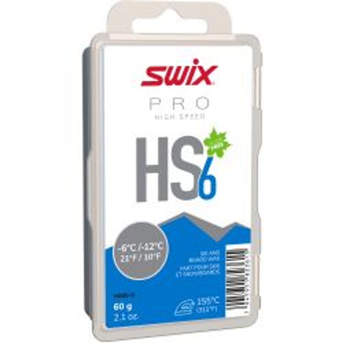 Swix Hs6 Blue, -6?c/-12?c, 60g - Skiudstyr