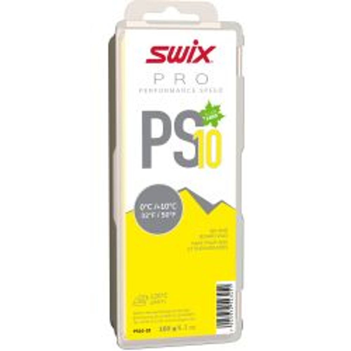 Swix Ps10 Yellow, 0c/+10c, 180g - Skiudstyr