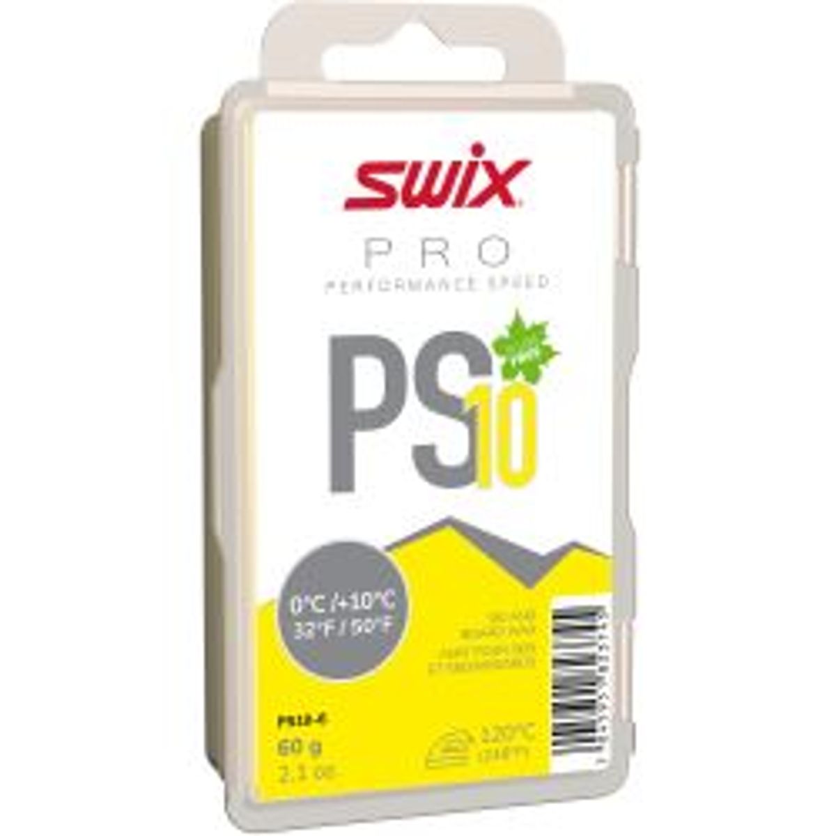 Swix Ps10 Yellow, 0c/+10c, 60g - Skiudstyr