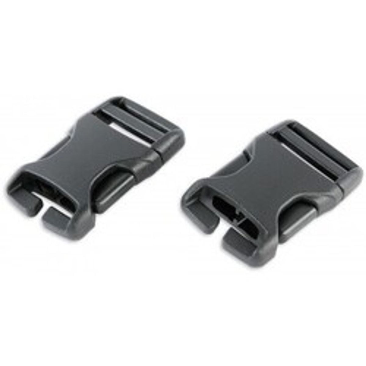 Tatonka Sr-buckle 20mm Qa (1 Pair) - Black - Str. Stk. - Taske