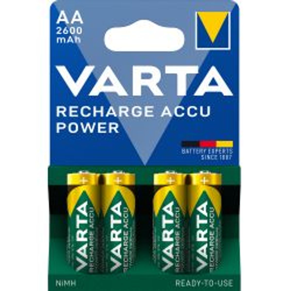 Varta Recharge Charge Accu Power Aa 2600mah 4 Pack (b) - Batteri