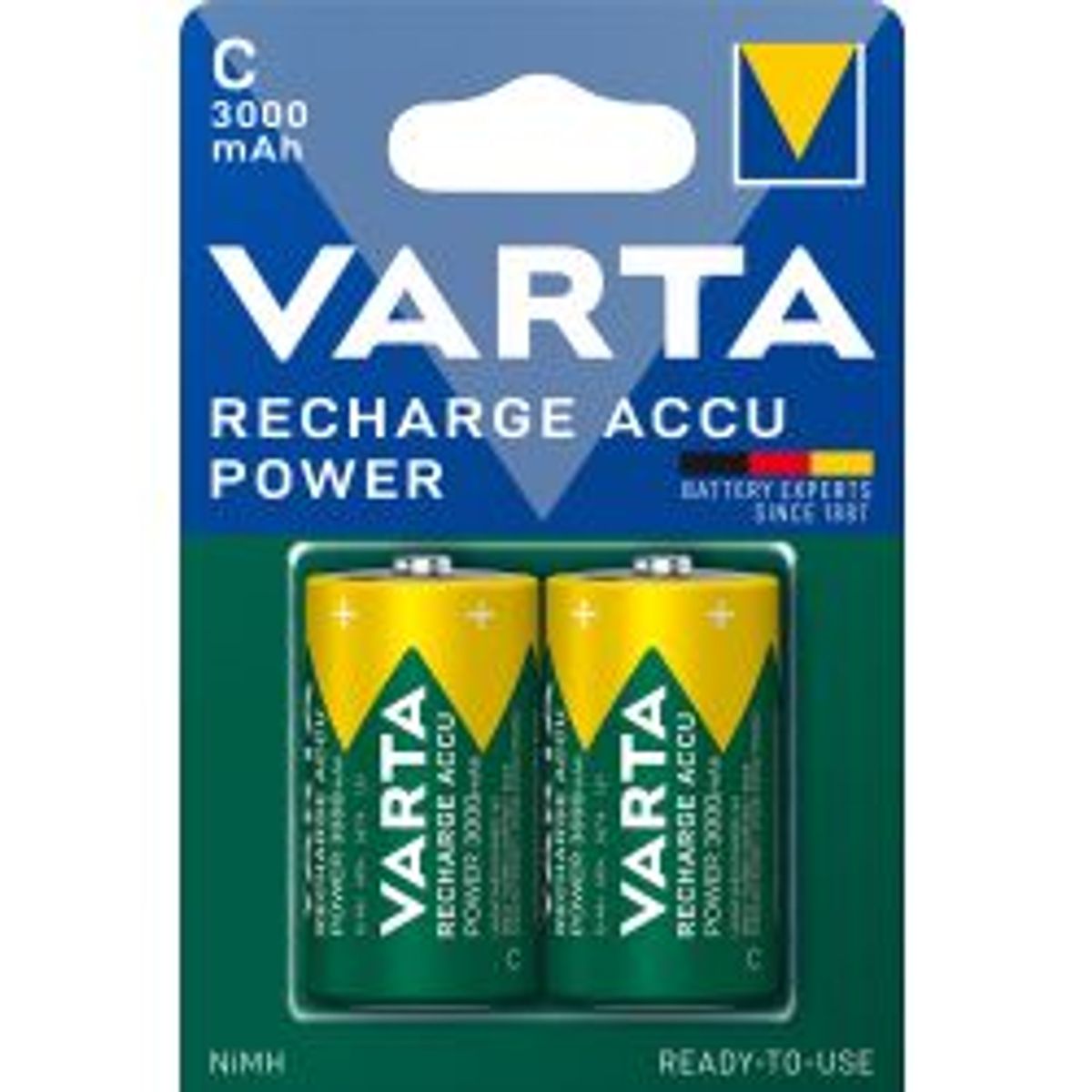 Varta Recharge Charge Accu Power C 3000mah 2 Pack - Batteri