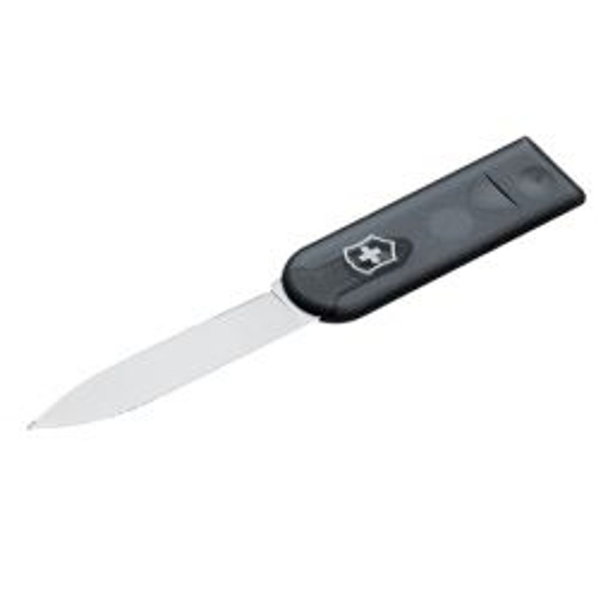 Victorinox Letter Opener Black Translucent With Cross - Kniv