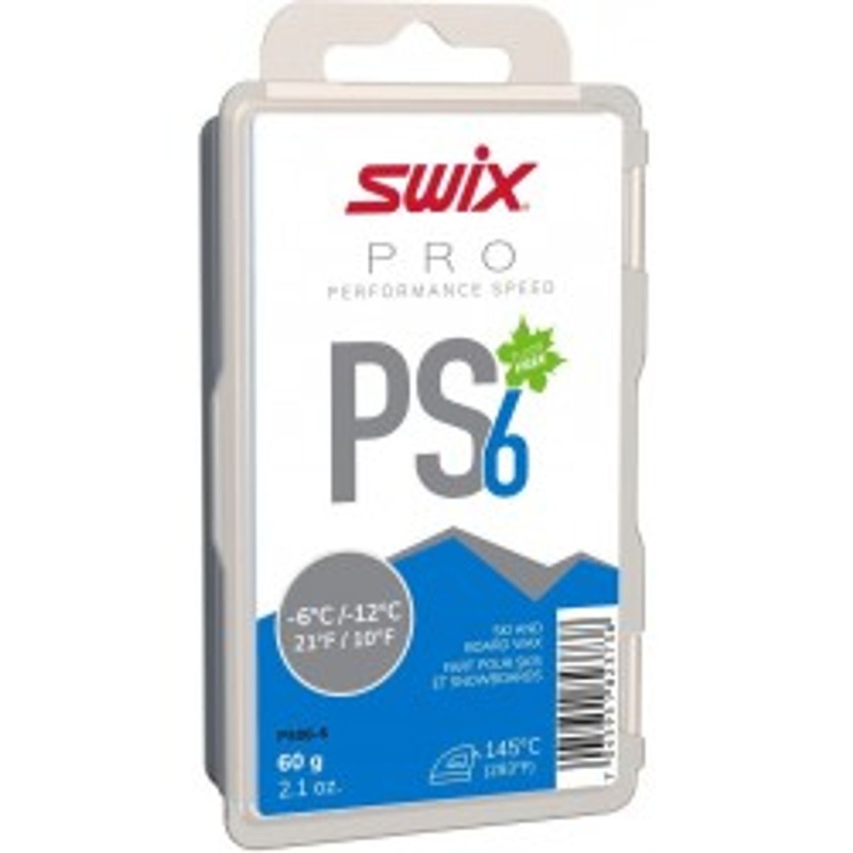 Swix Ps6 Blue, -6c/-12c, 60g - Skiudstyr