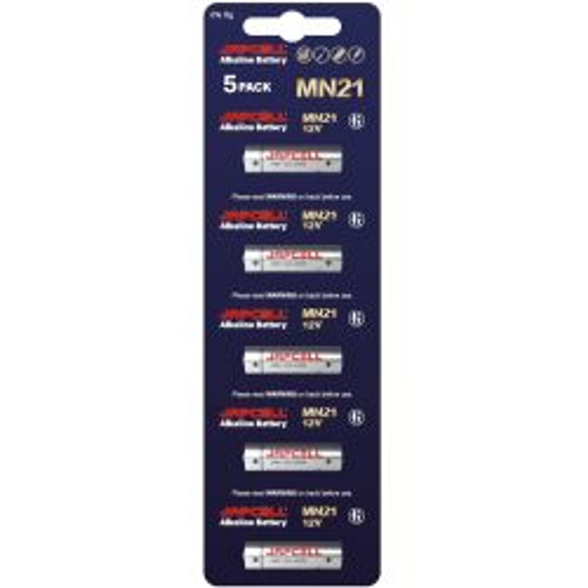 JAPCELL MN21 / E23 / 23A battery - 5 pcs. Pack - Batteri