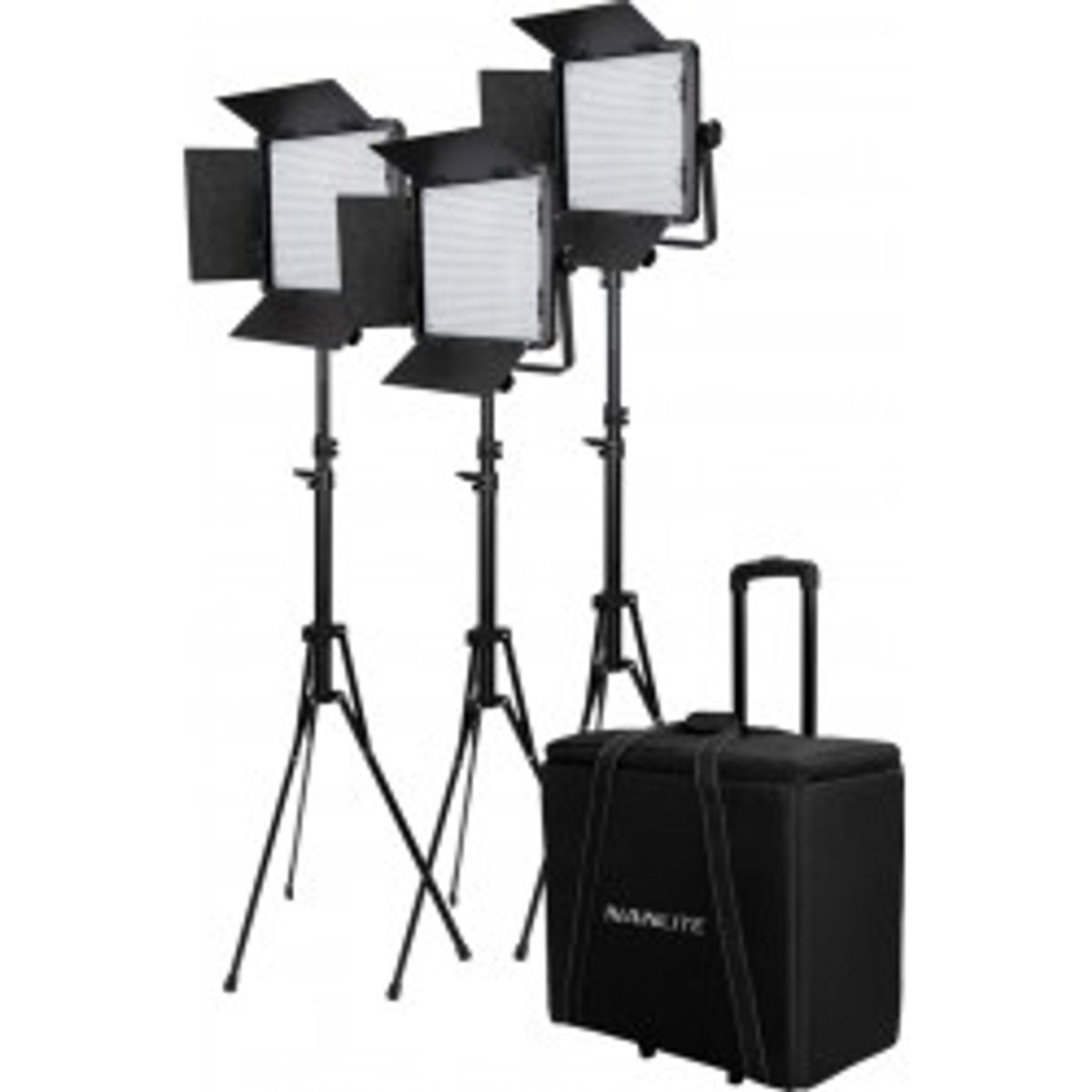 Nanlite Kit Nanlite 3 light kit 600CSA w/Trolley Case & Light Stand - Arbejdslampe