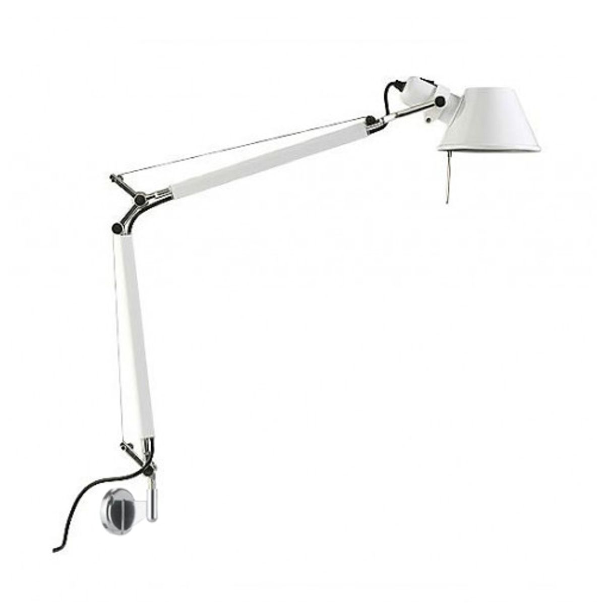 Tolomeo Micro Parete / Væglampe, glossy white