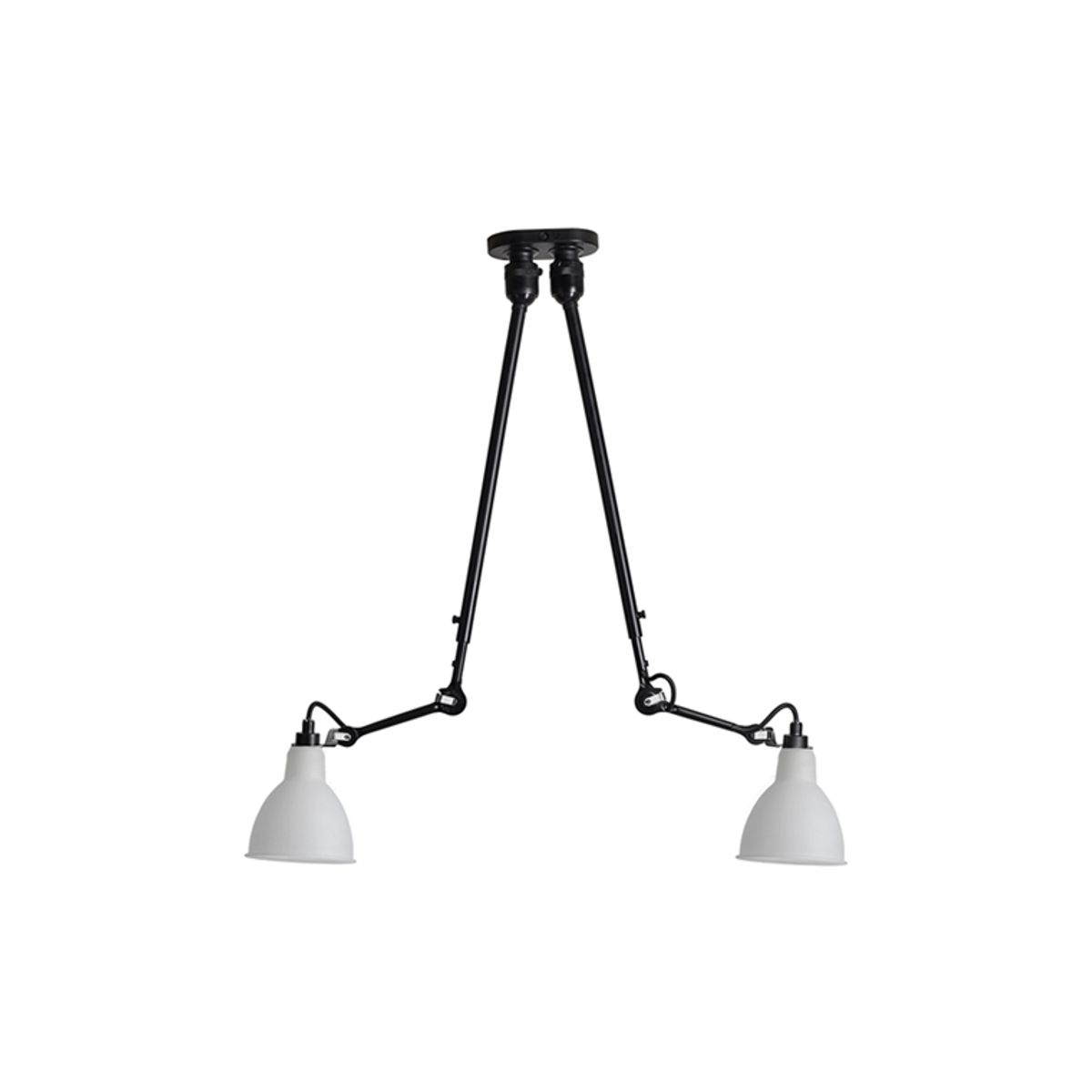 Lampe Gras No 302 Double loftlampe, sort/polycarbonat