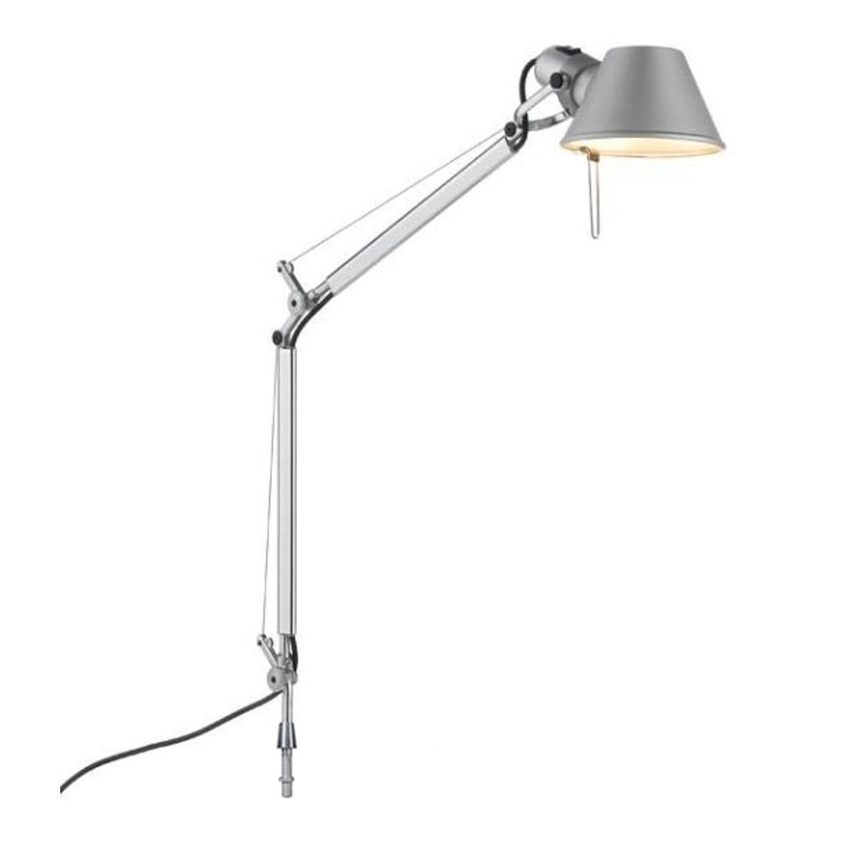 Tolomeo Mini bordlampe, alumimium bordbolt